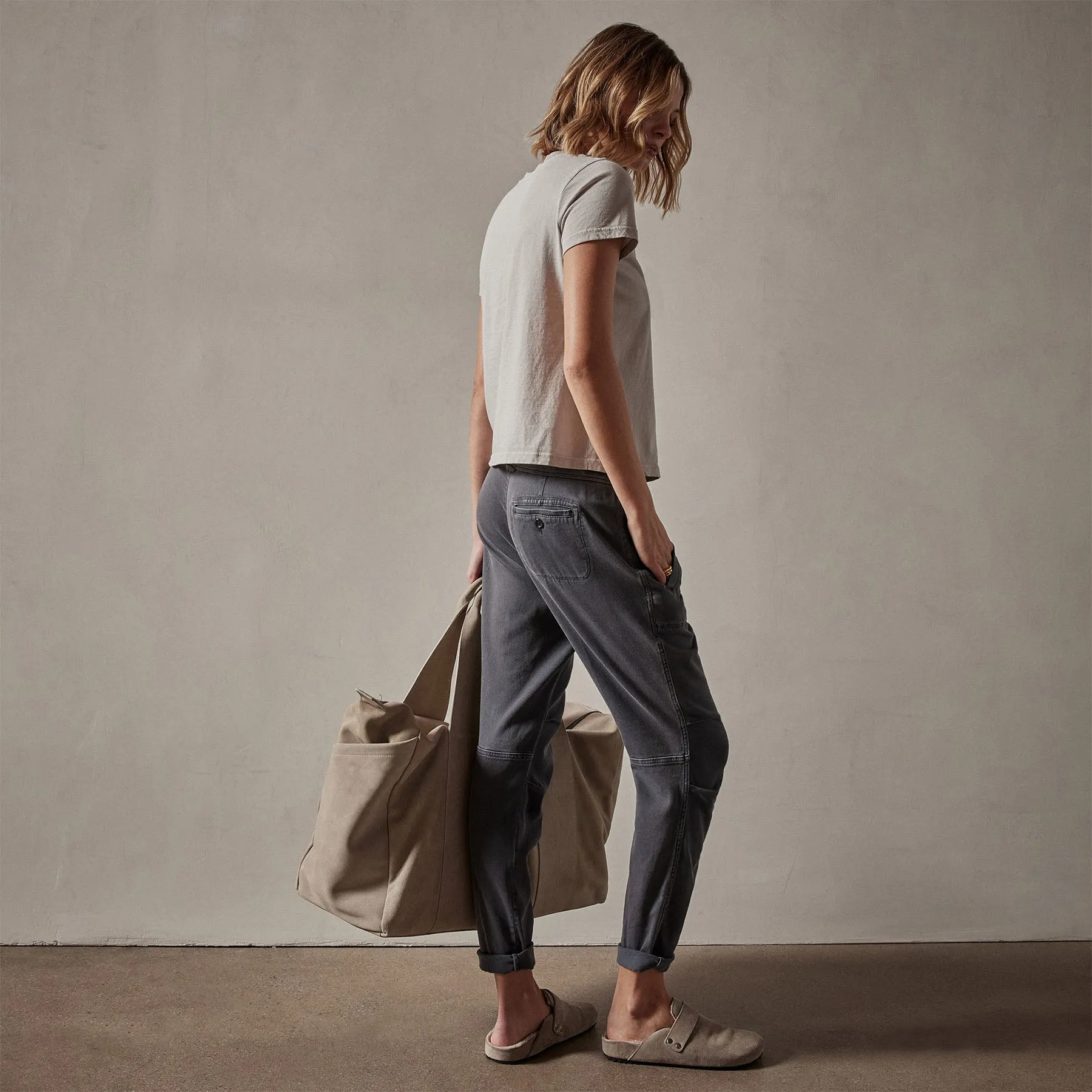 Soft Drape Pant - Maine Pigment sold by James Perse product image thumbnail 3