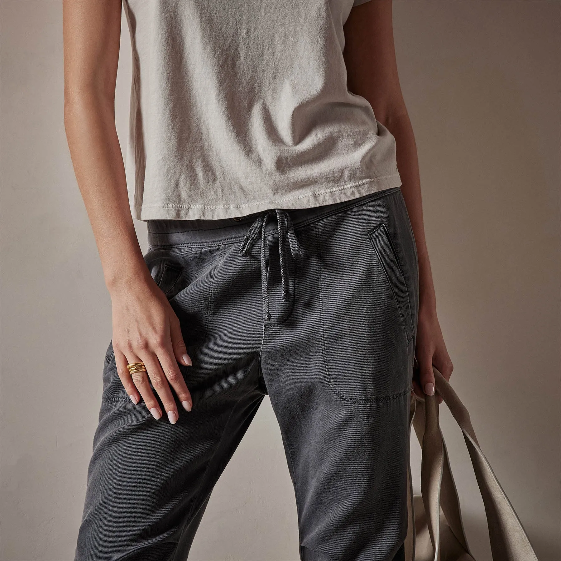 Soft Drape Pant - Maine Pigment sold by James Perse product image thumbnail 2