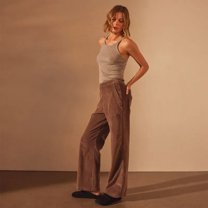 Pacifica Corduroy Pant - Fox Pigment sold by James Perse