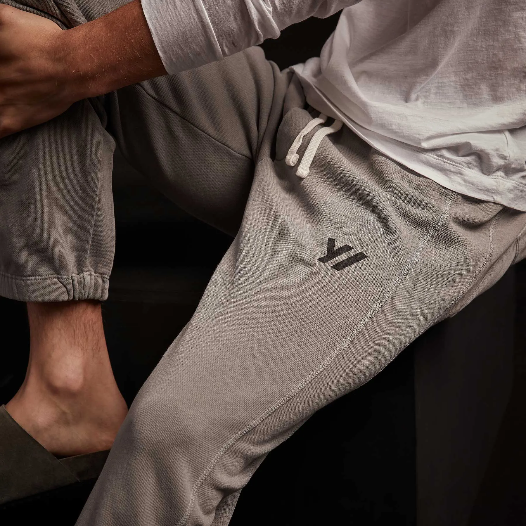 Classic French Terry Sweatpant - Pigeon Pigment/Grey sold by James Perse