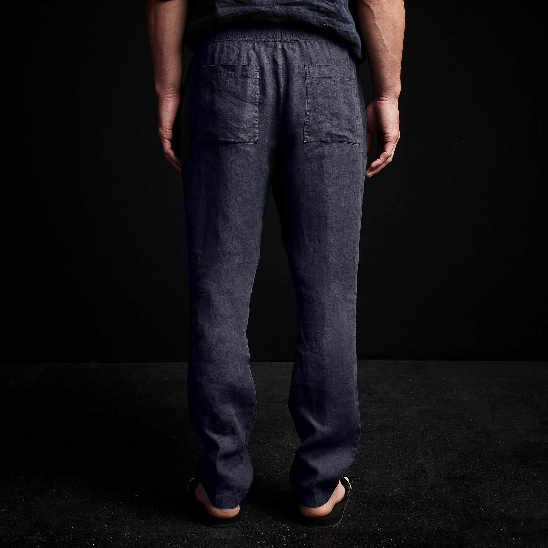 Lightweight Linen Pant - Blue Oil sold by James Perse product image thumbnail 4