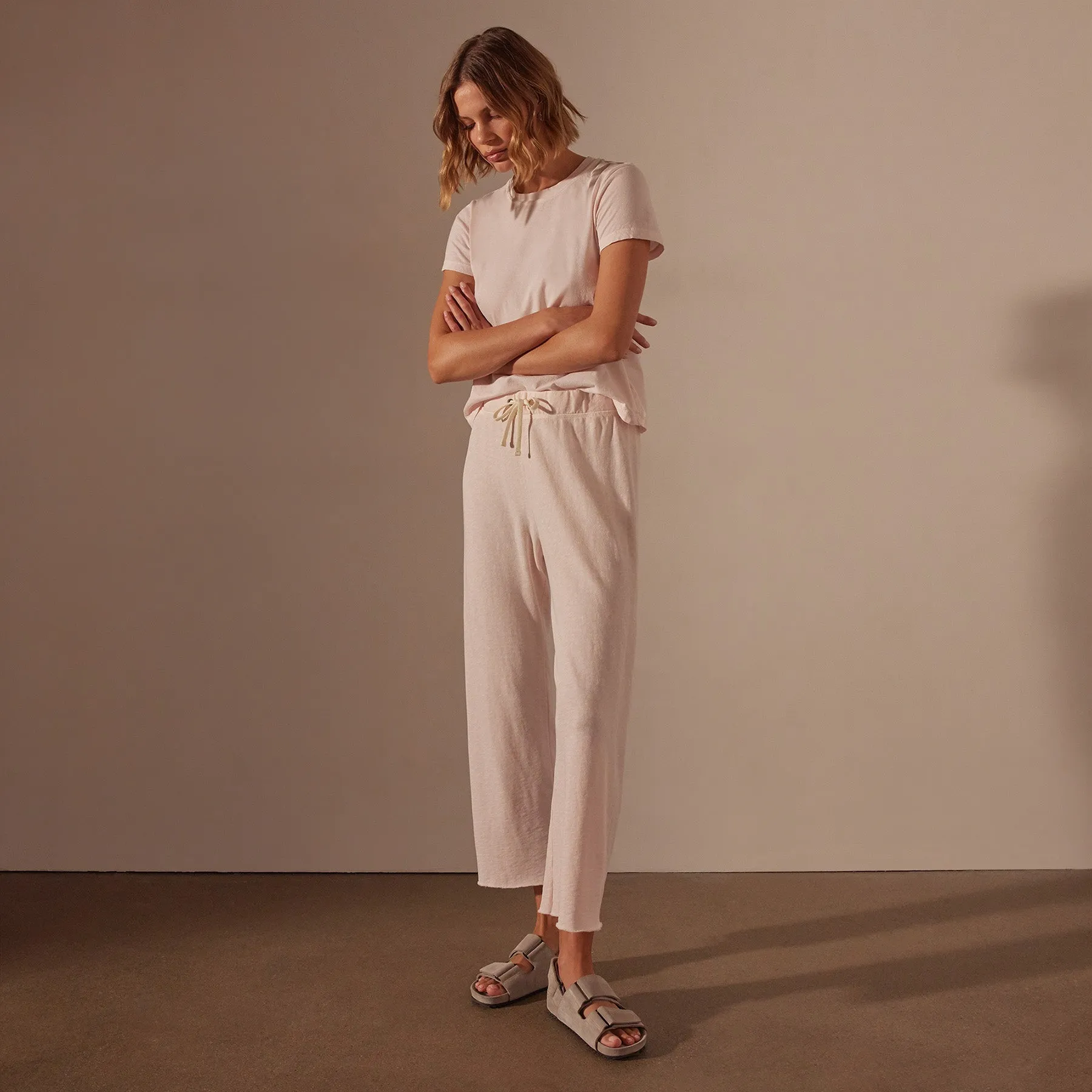 Vintage French Terry Cutoff Sweatpant - Zephyr Pigment sold by James Perse product image thumbnail 3