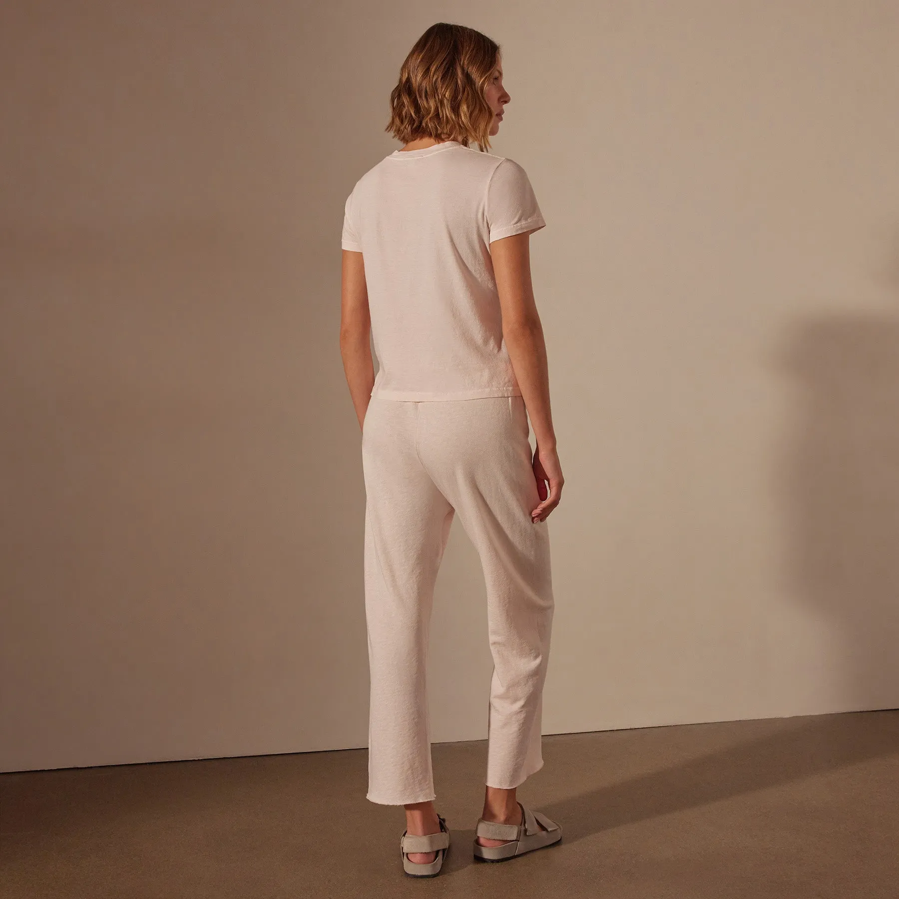 Vintage French Terry Cutoff Sweatpant - Zephyr Pigment sold by James Perse product image thumbnail 4