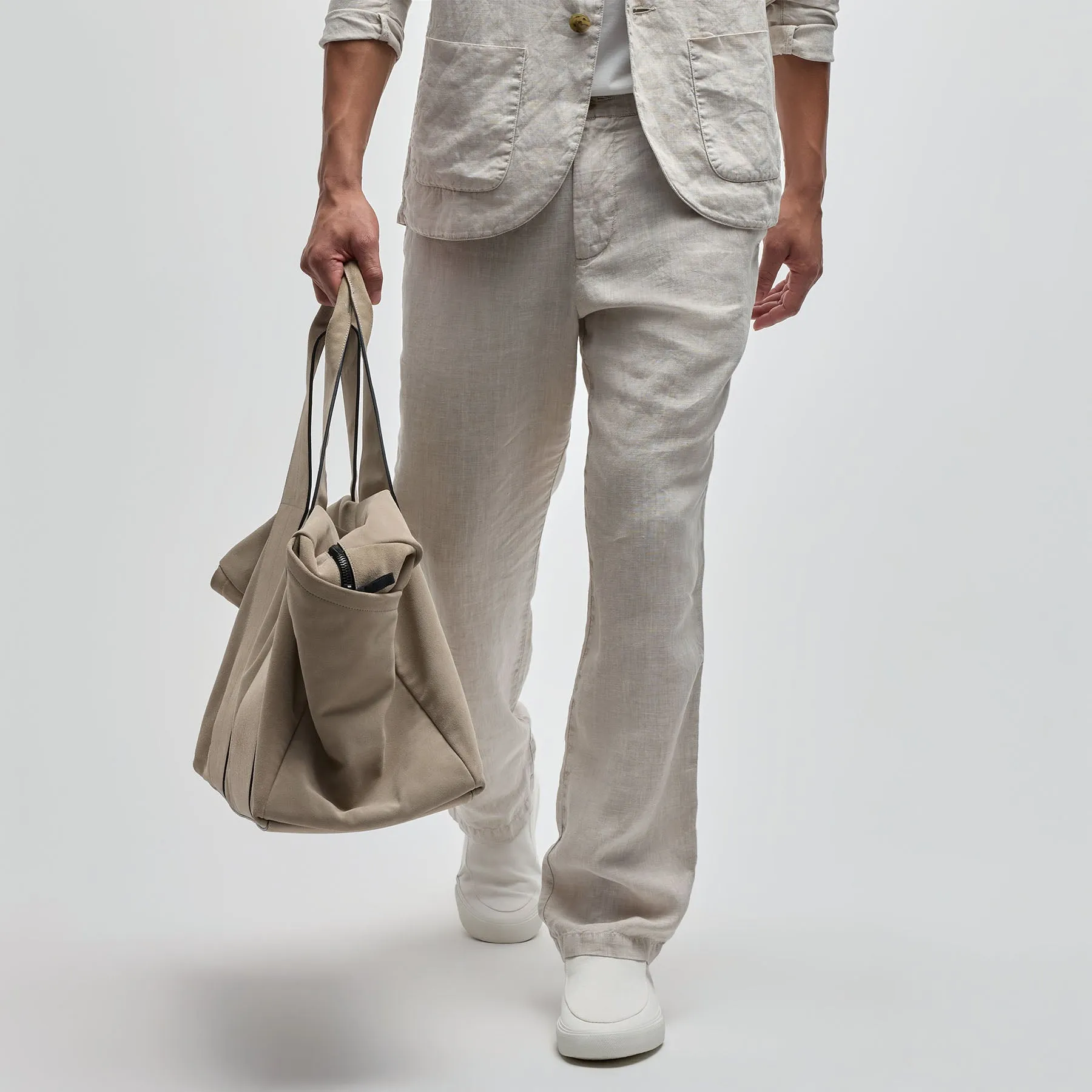 Linen Trouser - Salt Pigment sold by James Perse product image thumbnail 2