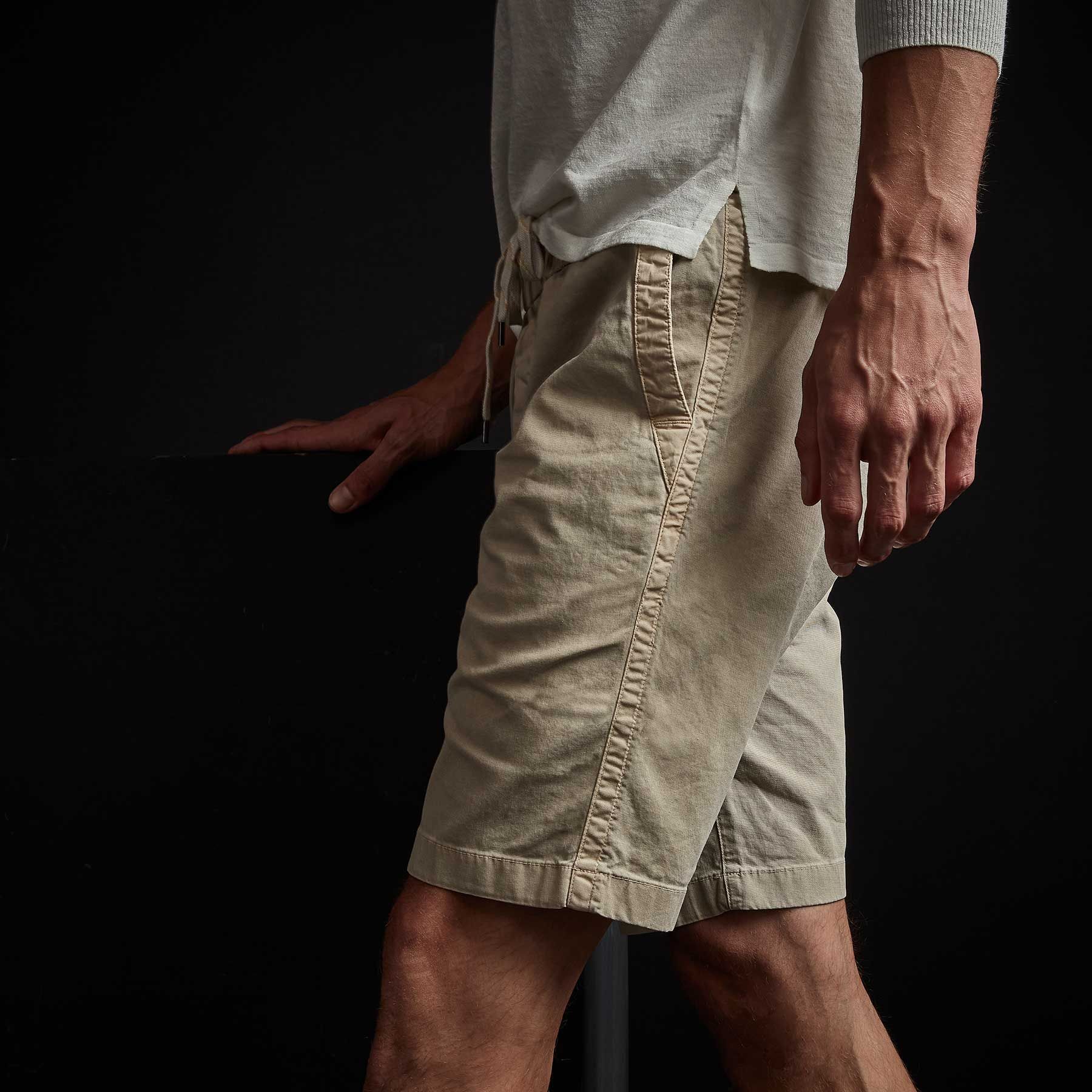 Stretch Canvas Work Short - Biscuit Pigment sold by James Perse product image thumbnail 2