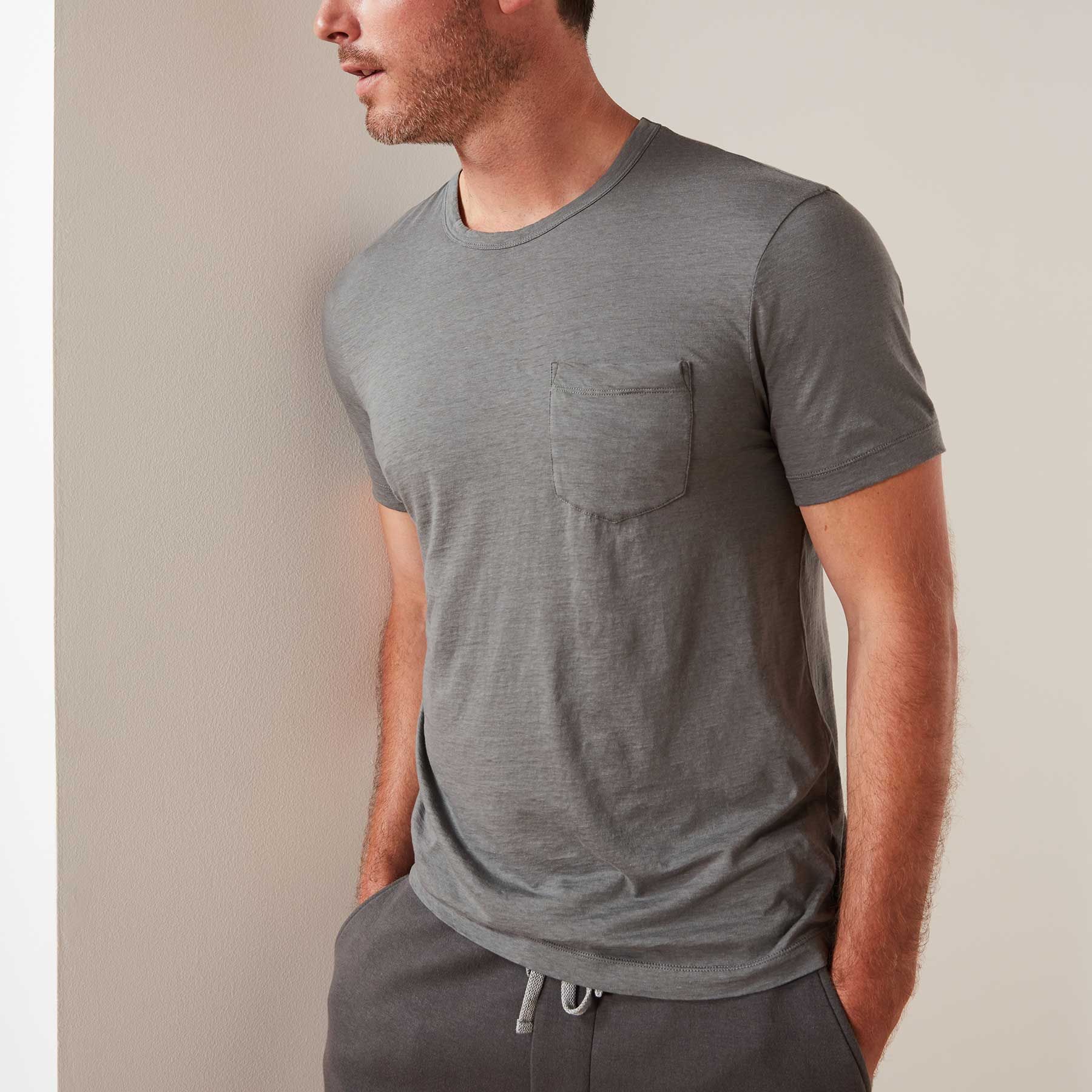 Recycled Lotus Jersey Pocket Tee - Amazon sold by James Perse product image thumbnail 2