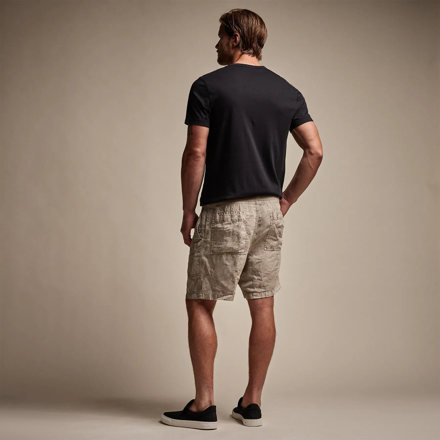 Utility Linen Short - Mineral Pigment sold by James Perse product image thumbnail 4