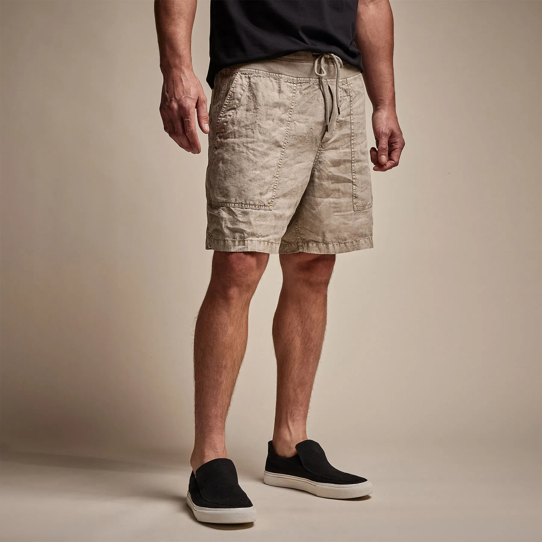 Utility Linen Short - Mineral Pigment sold by James Perse product image thumbnail 2