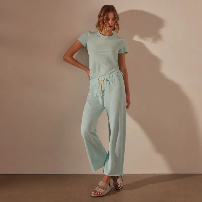 Vintage French Terry Cutoff Sweatpant - Taffy Pigment sold by James Perse