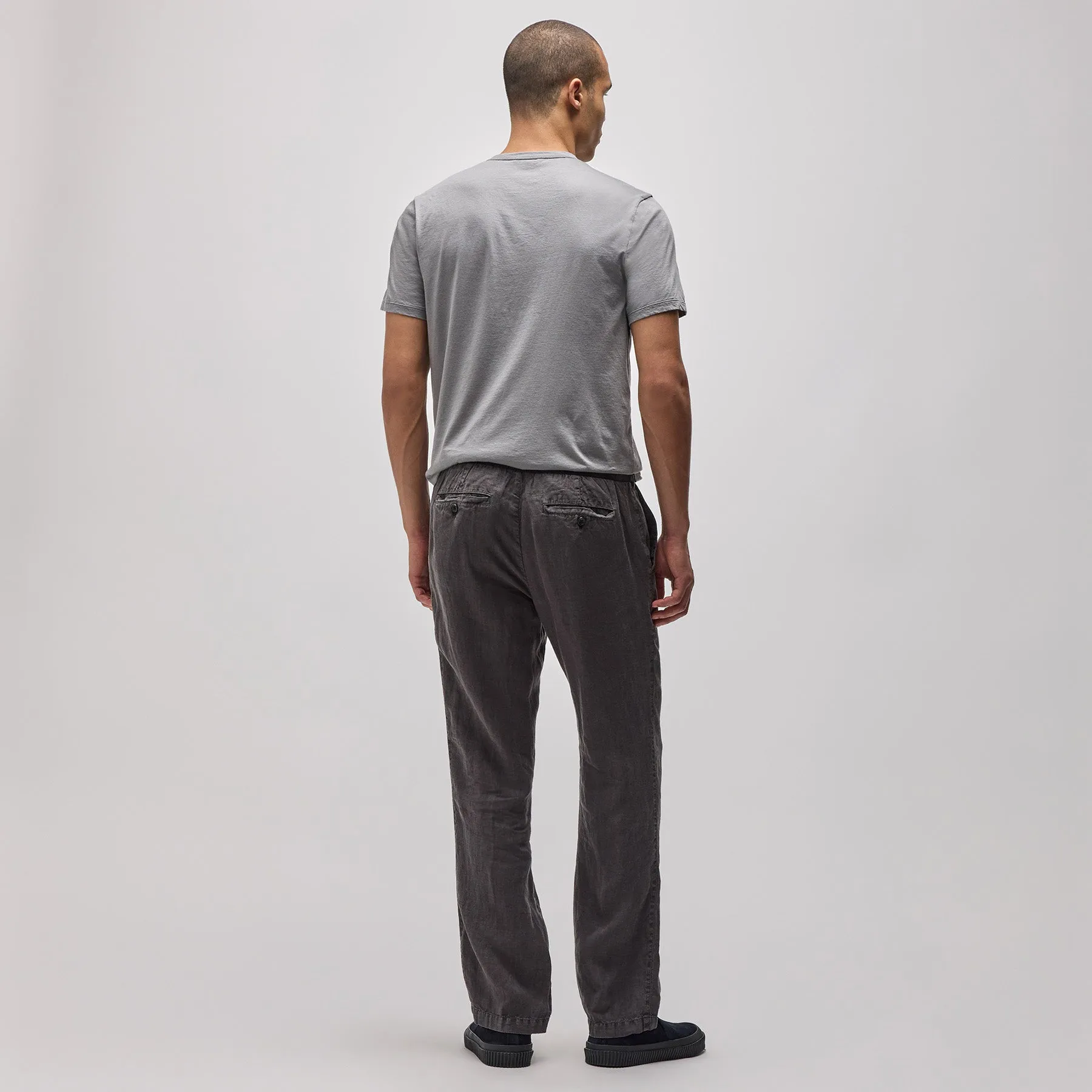 Linen Trouser - Magma Pigment sold by James Perse product image thumbnail 4