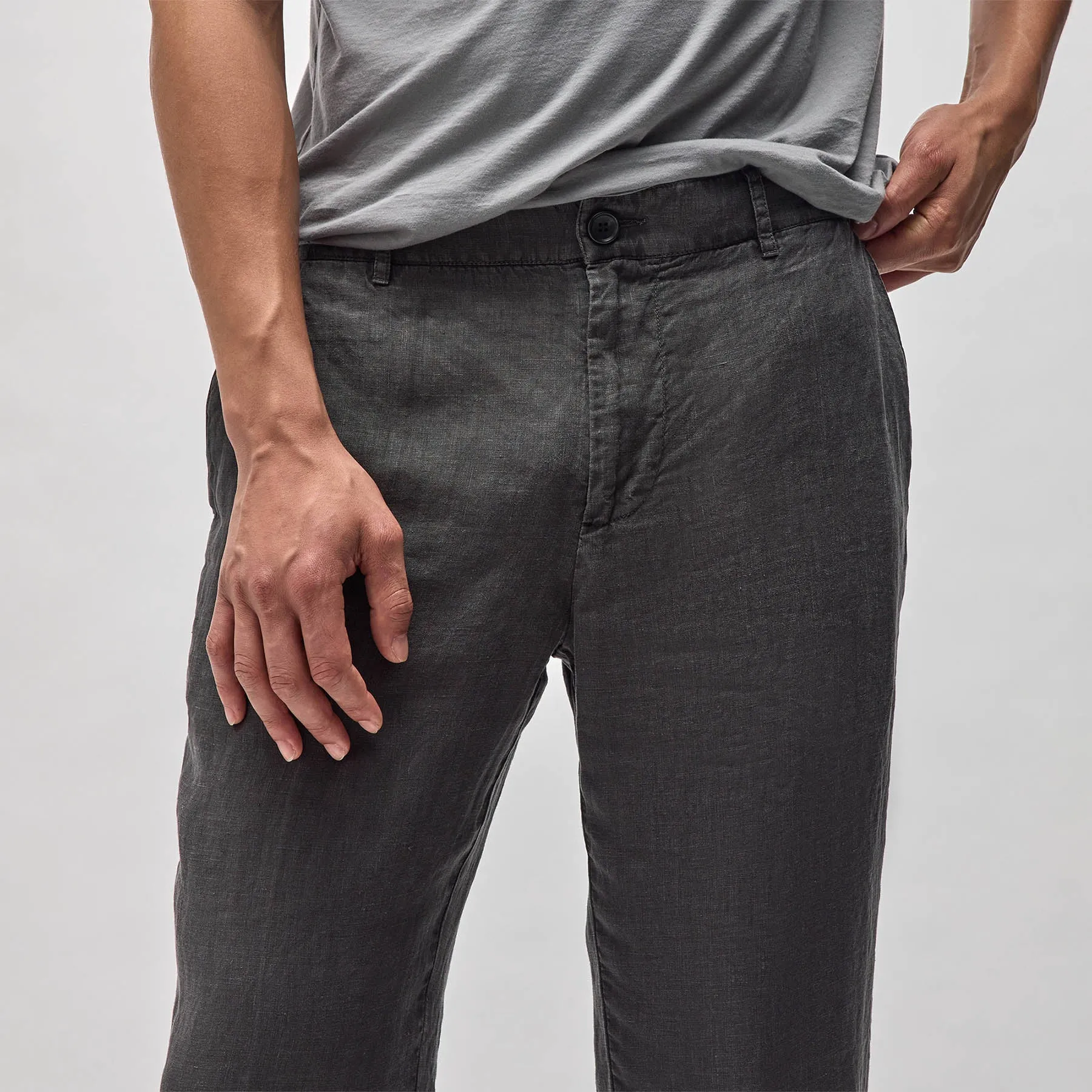 Linen Trouser - Magma Pigment sold by James Perse product image thumbnail 2