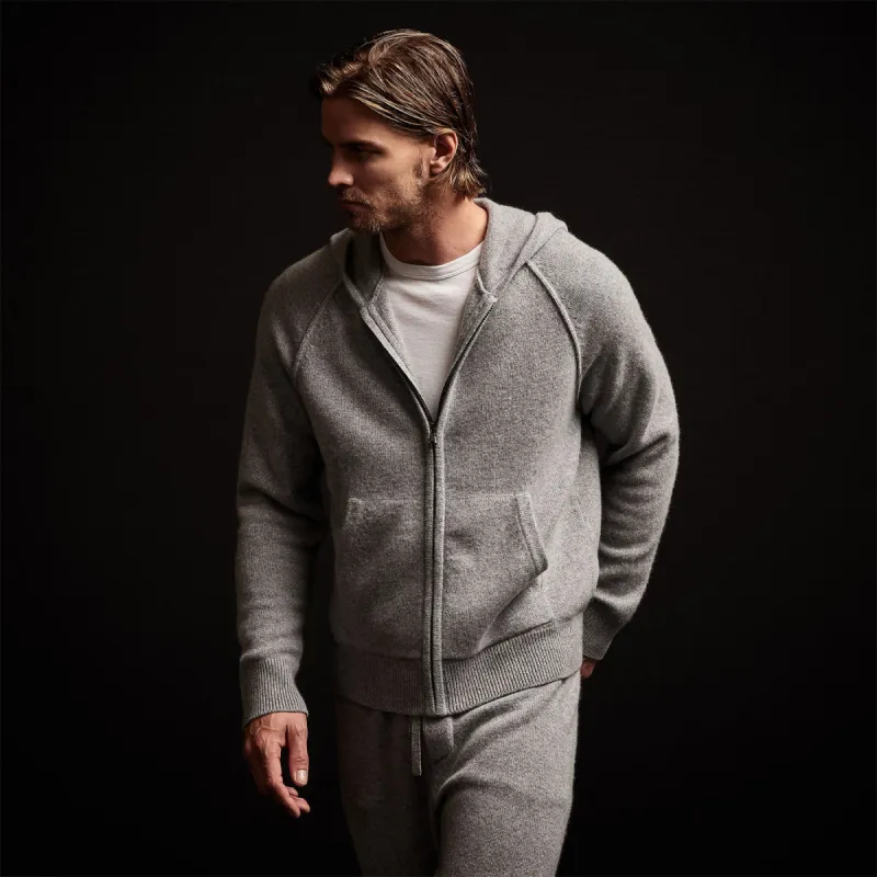 Recycled Cashmere Jacket - Heather Grey sold by James Perse