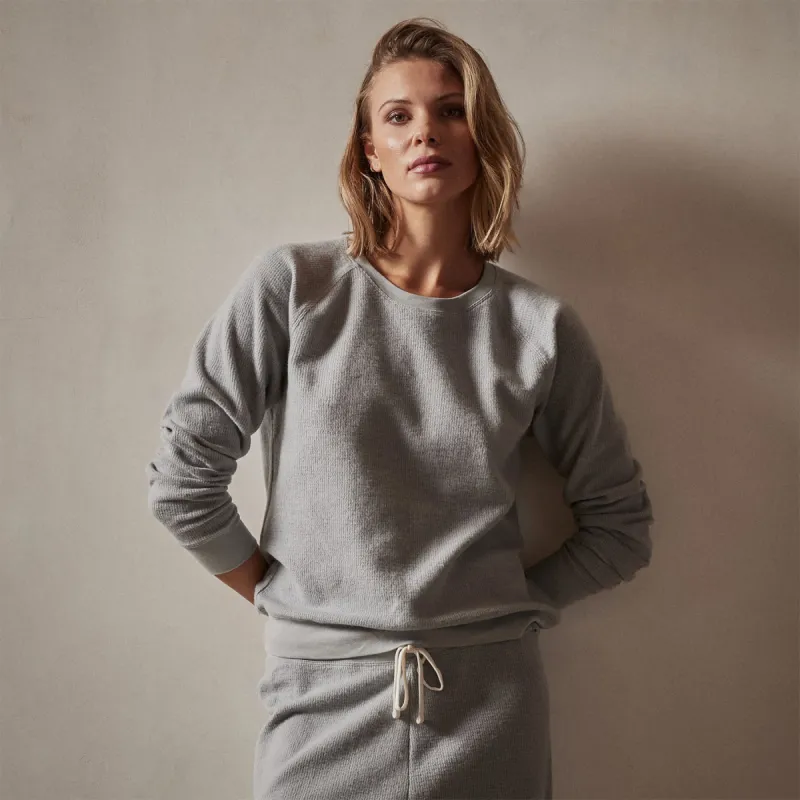 Relaxed Thermal Raglan Top - Breeze sold by James Perse