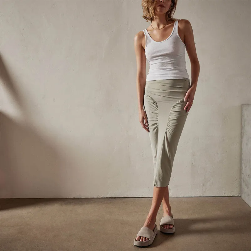 Ruched Pencil Skirt - Silt sold by James Perse