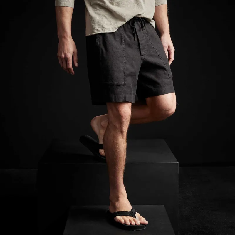 Patch Pocket Short - Black sold by James Perse