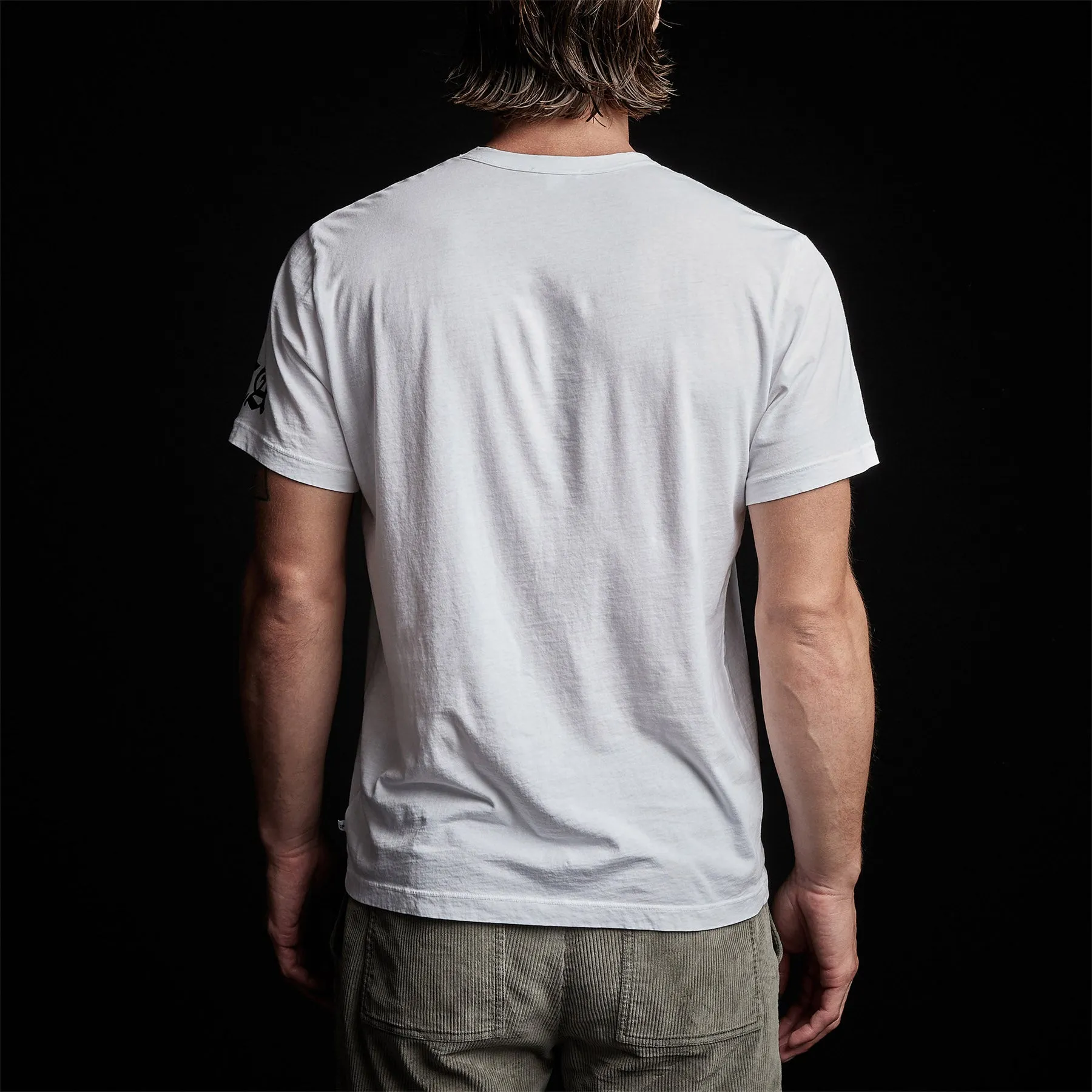 LA Gothic Short Sleeve Crew - White sold by James Perse product image thumbnail 4