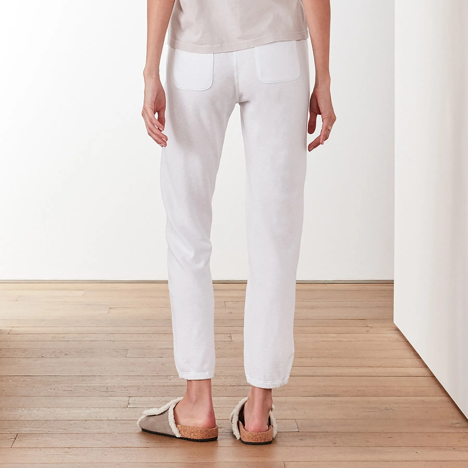 Vintage French Terry Sweatpant - White sold by James Perse product image thumbnail 4