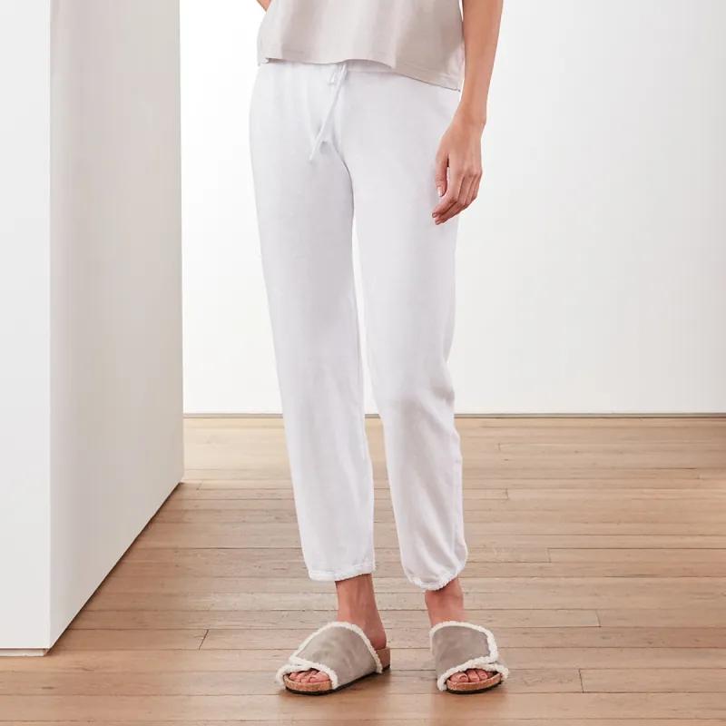 Vintage French Terry Sweatpant - White sold by James Perse