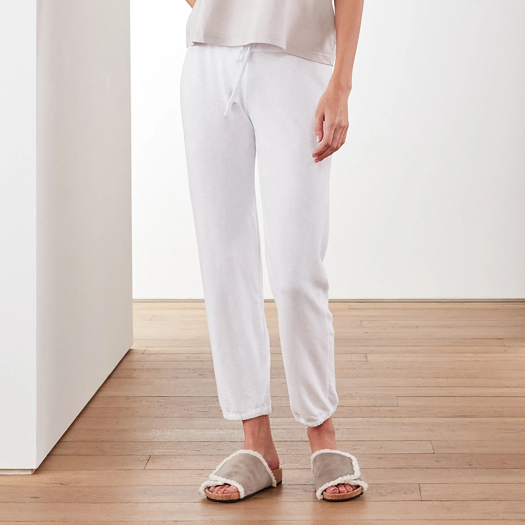 Vintage French Terry Sweatpant - White sold by James Perse