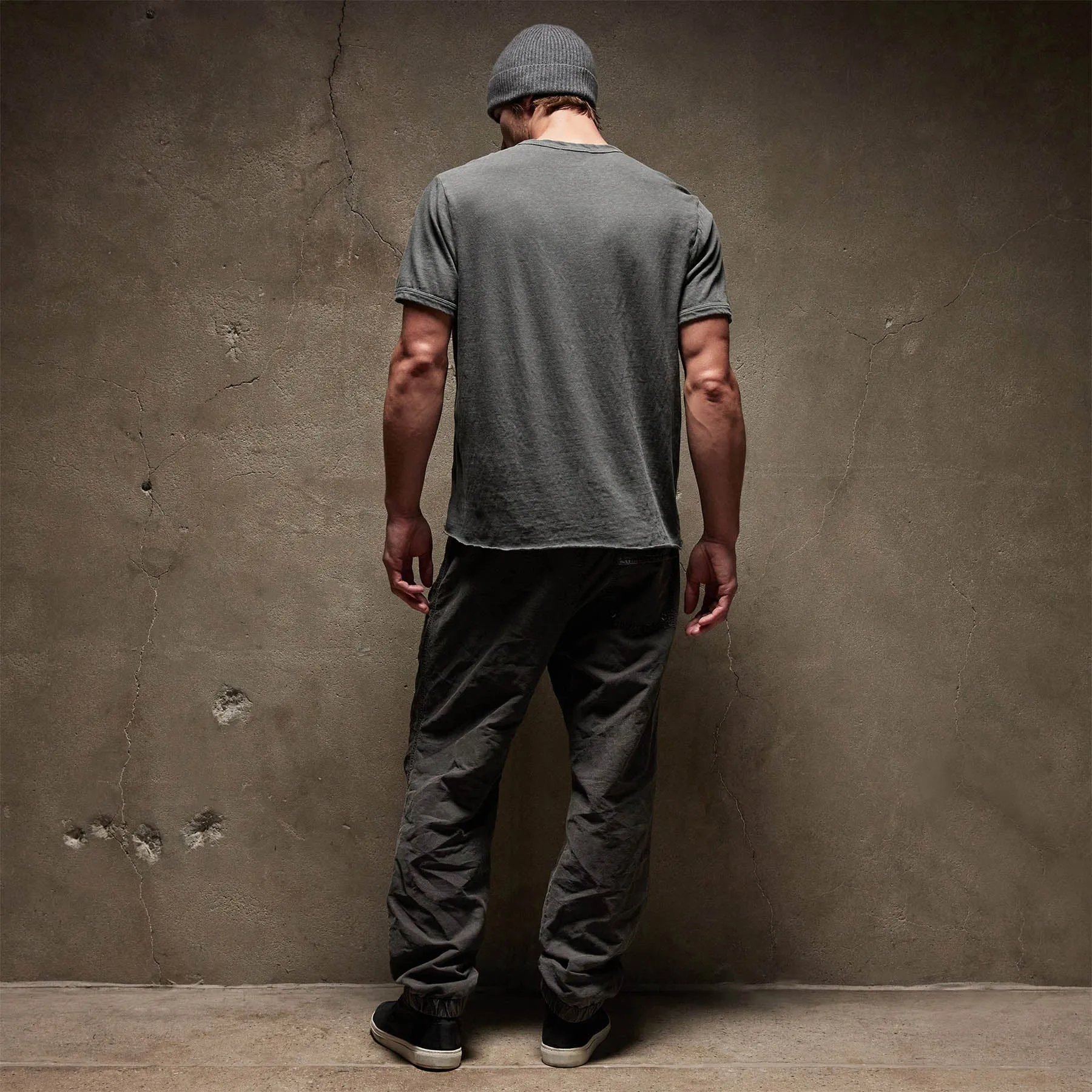 Slub Jersey Short Sleeve Crew - Pipe Pigment sold by James Perse product image thumbnail 4