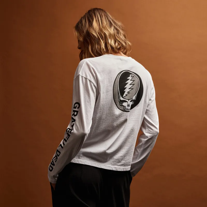 Grateful Dead Long Sleeve - White/Black sold by James Perse