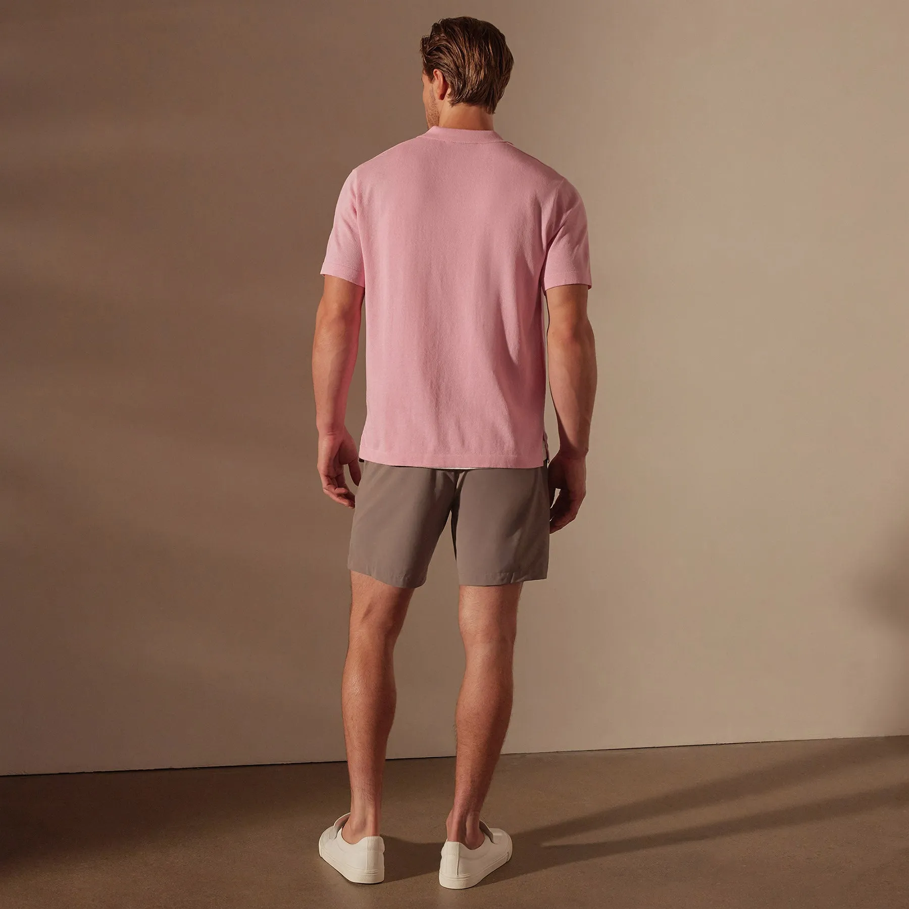 San Jacinto Knit Polo - Peony sold by James Perse product image thumbnail 4