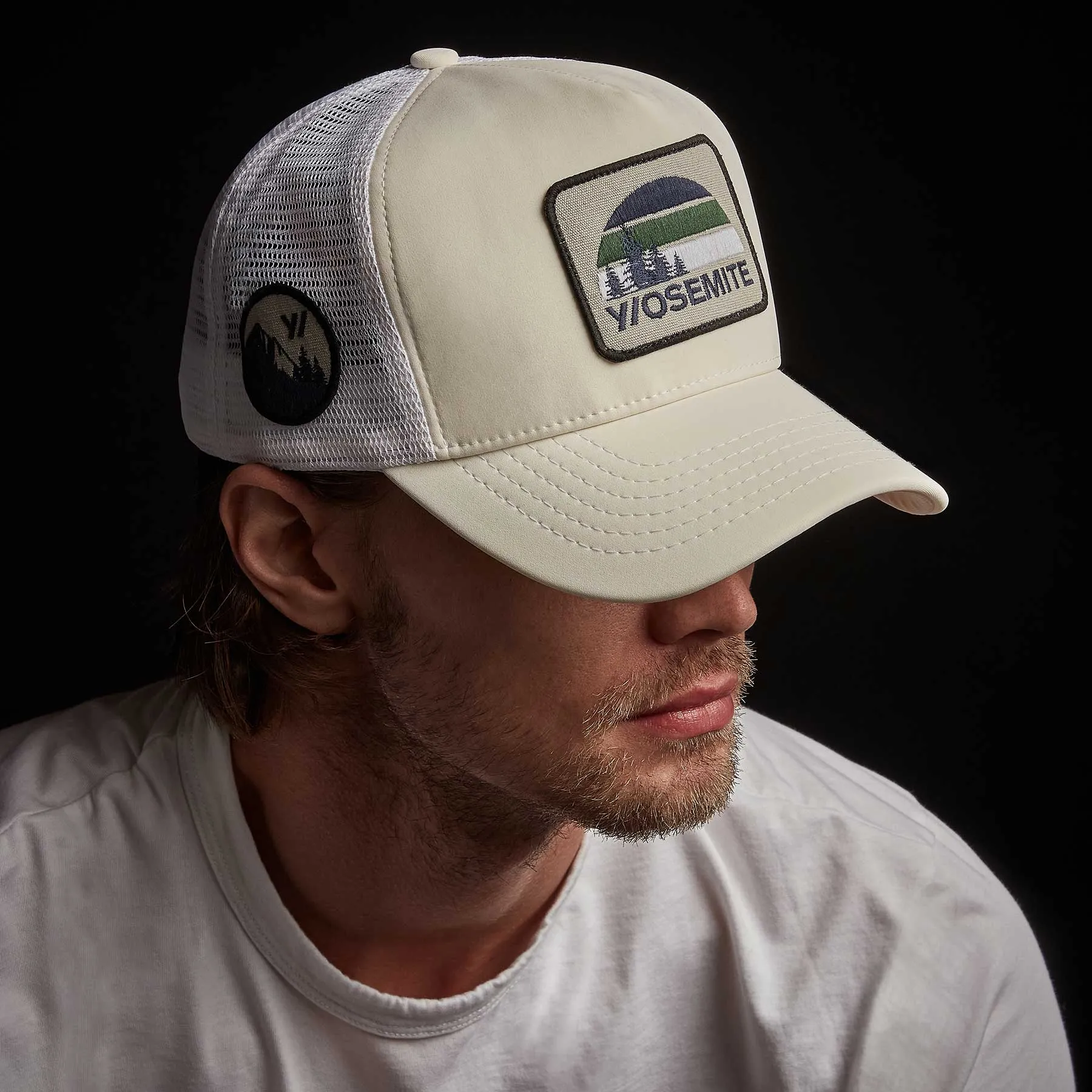 Y/OSEMITE Patch Trucker Hat - Ivory sold by James Perse product image thumbnail 3