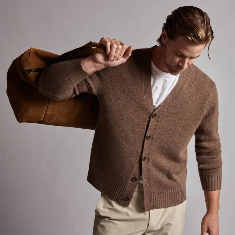 Recycled Cashmere Cardigan - Fox sold by James Perse