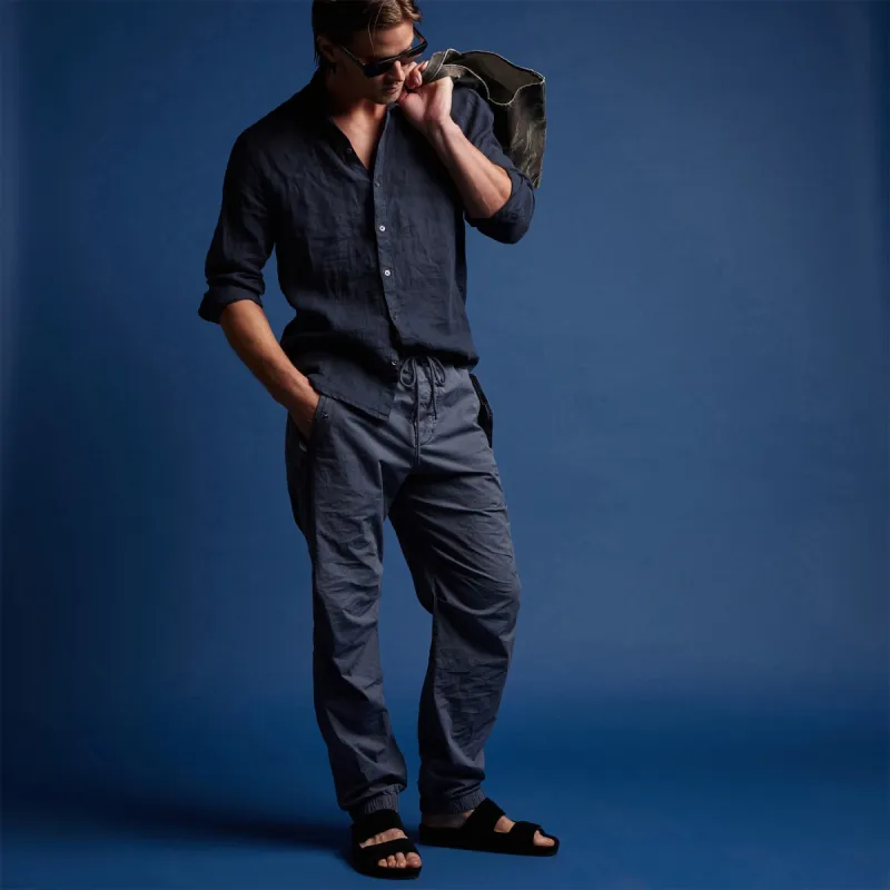 Parachute Flight Pant - Gravel Pigment sold by James Perse