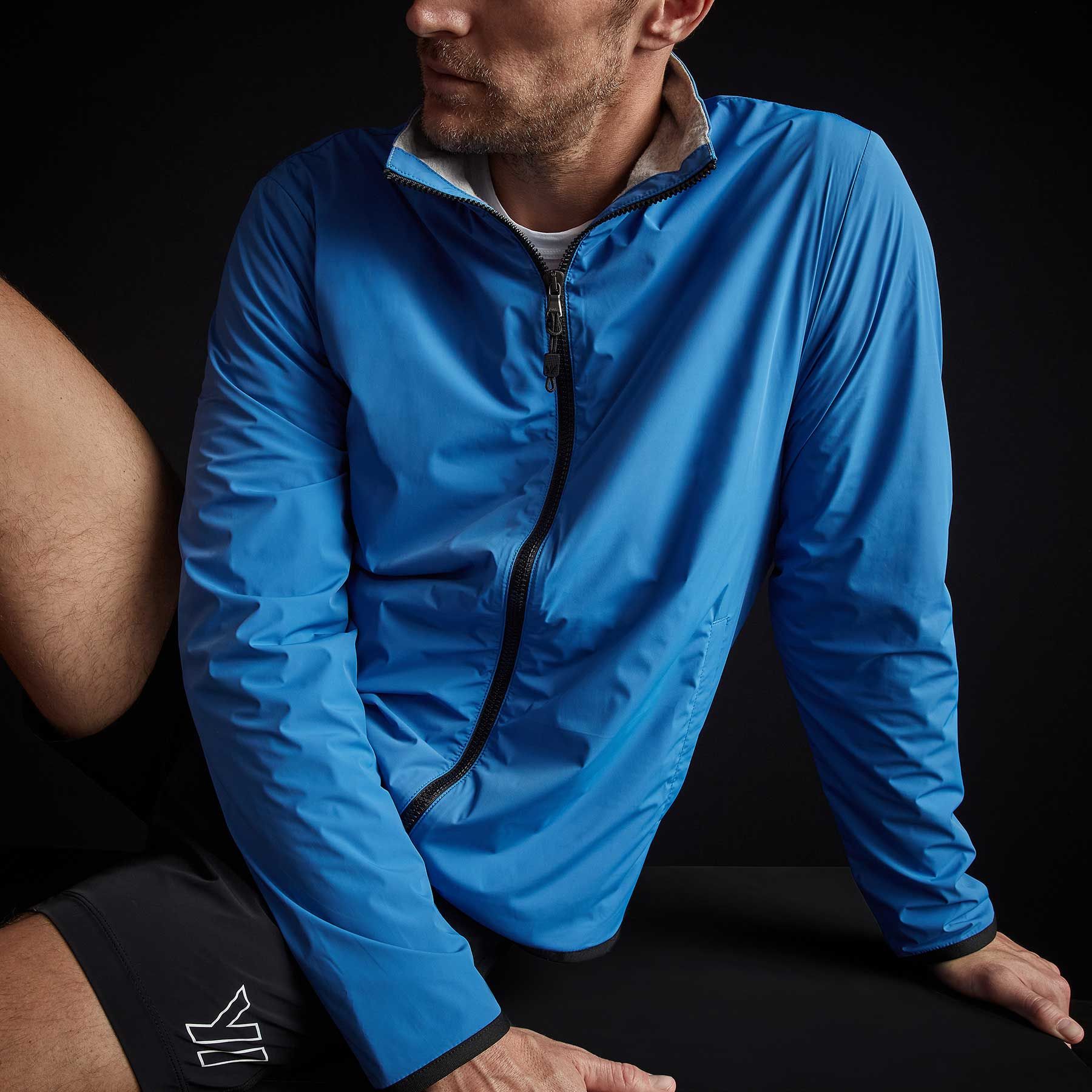 Fleece Lined Zip Up Jacket - Baltic sold by James Perse product image thumbnail 3