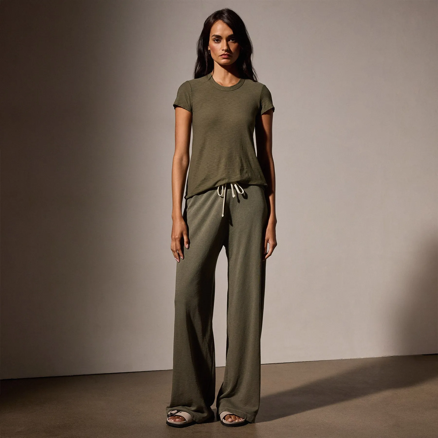 Wide Leg Sweatpant - Trooper Pigment sold by James Perse product image thumbnail 3