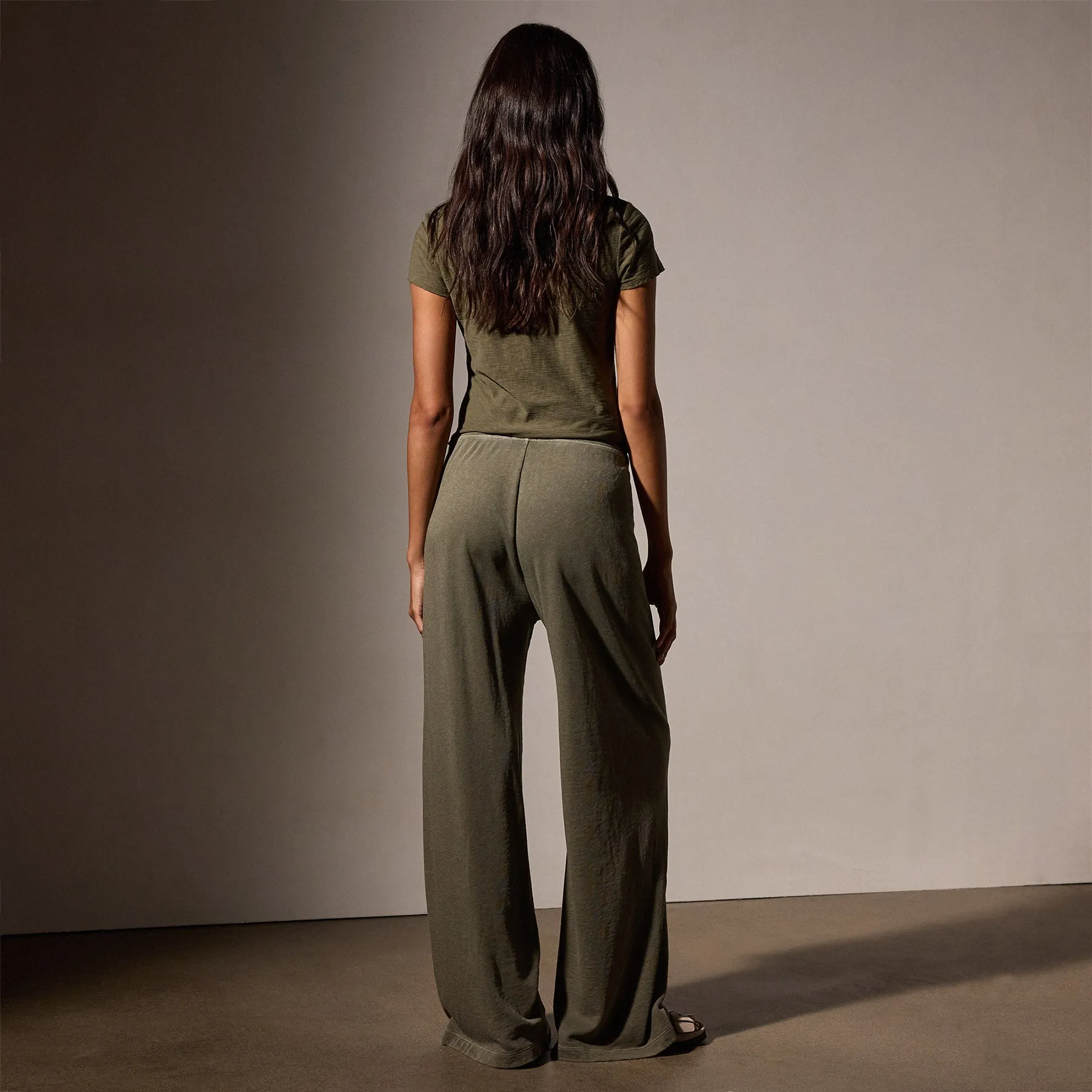 Wide Leg Sweatpant - Trooper Pigment sold by James Perse product image thumbnail 4