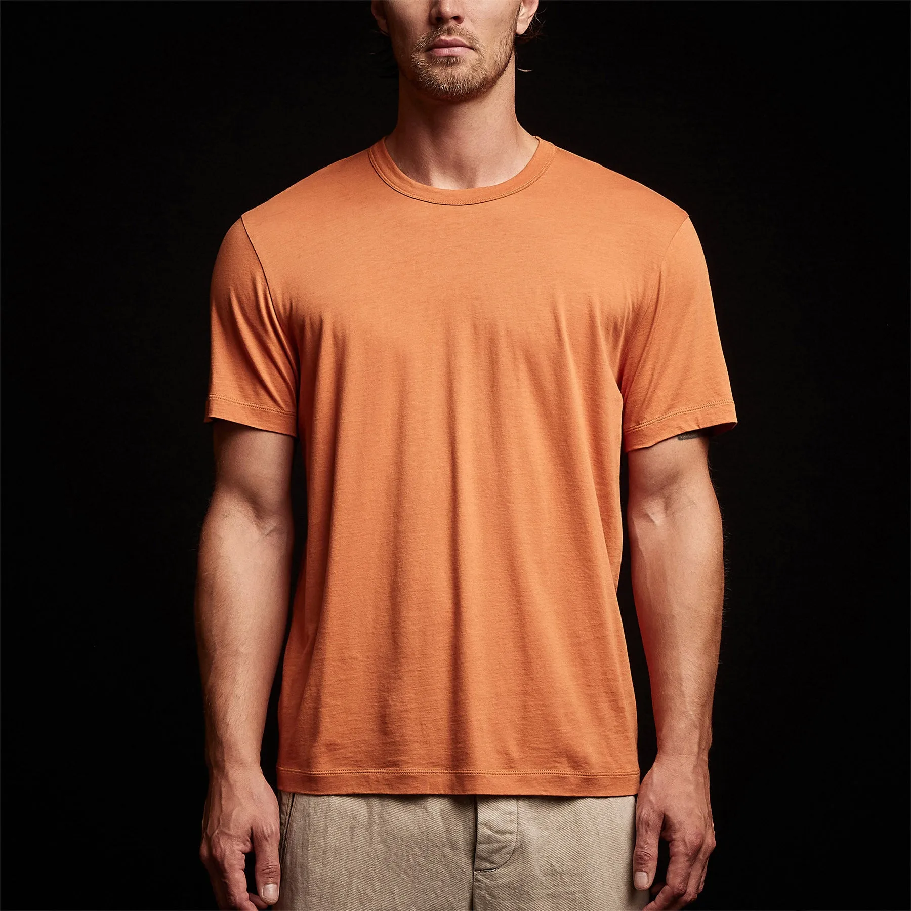 Brushed Lotus Crew - Bonfire sold by James Perse product image thumbnail 4