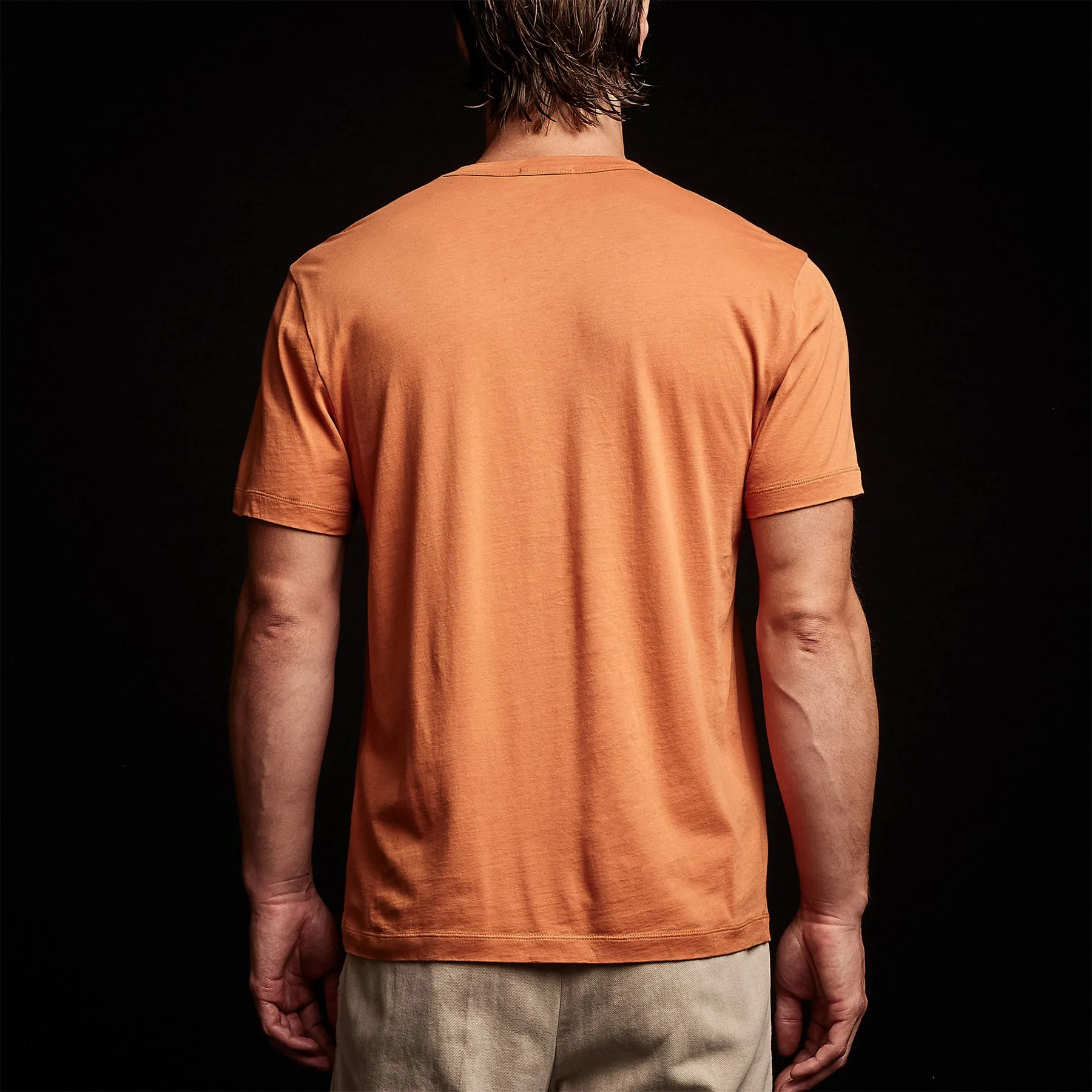 Brushed Lotus Crew - Bonfire sold by James Perse product image thumbnail 5