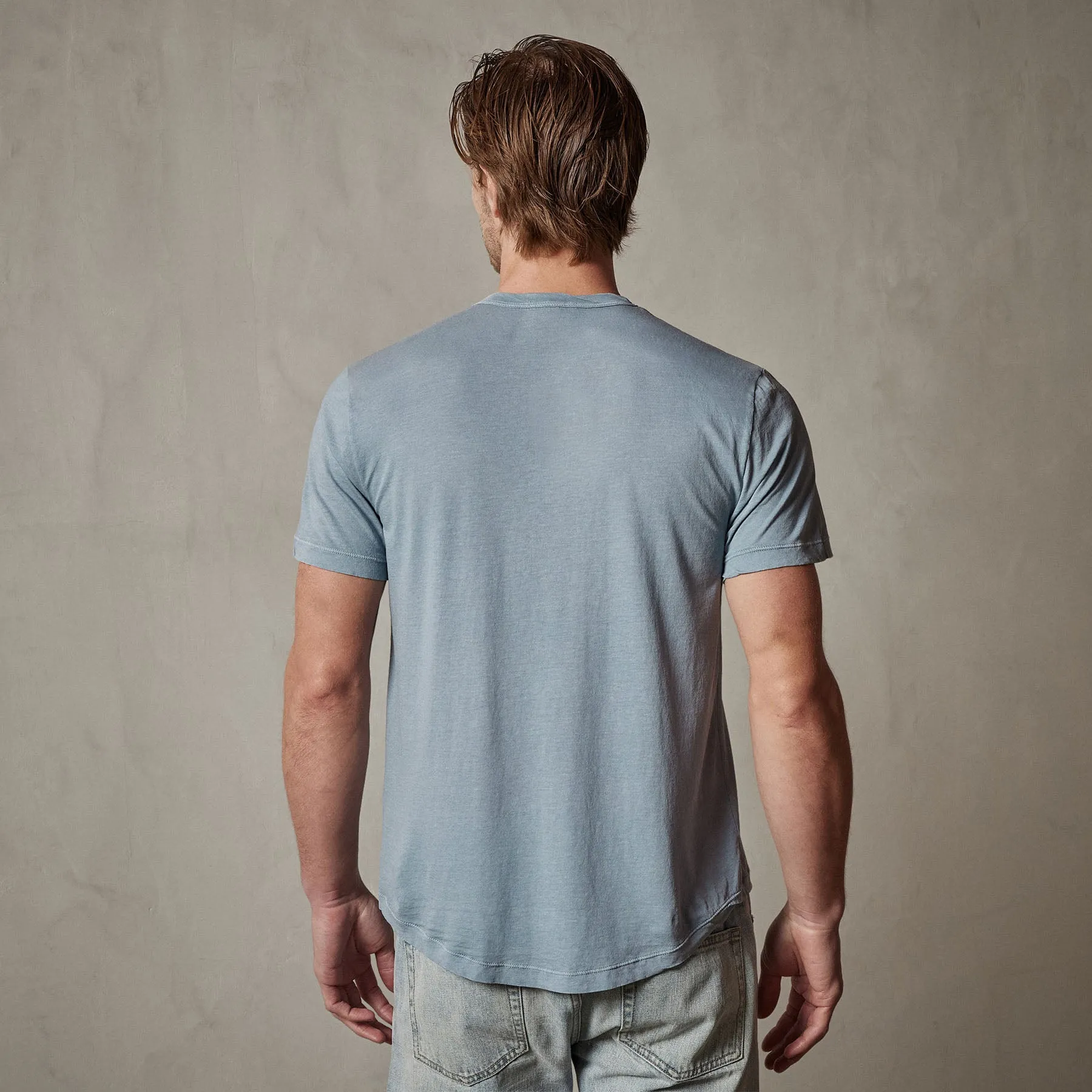 Clear Jersey Crew - Bluestone Pigment sold by James Perse product image thumbnail 4