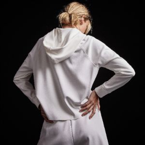 Double Knit Hoodie - White sold by James Perse
