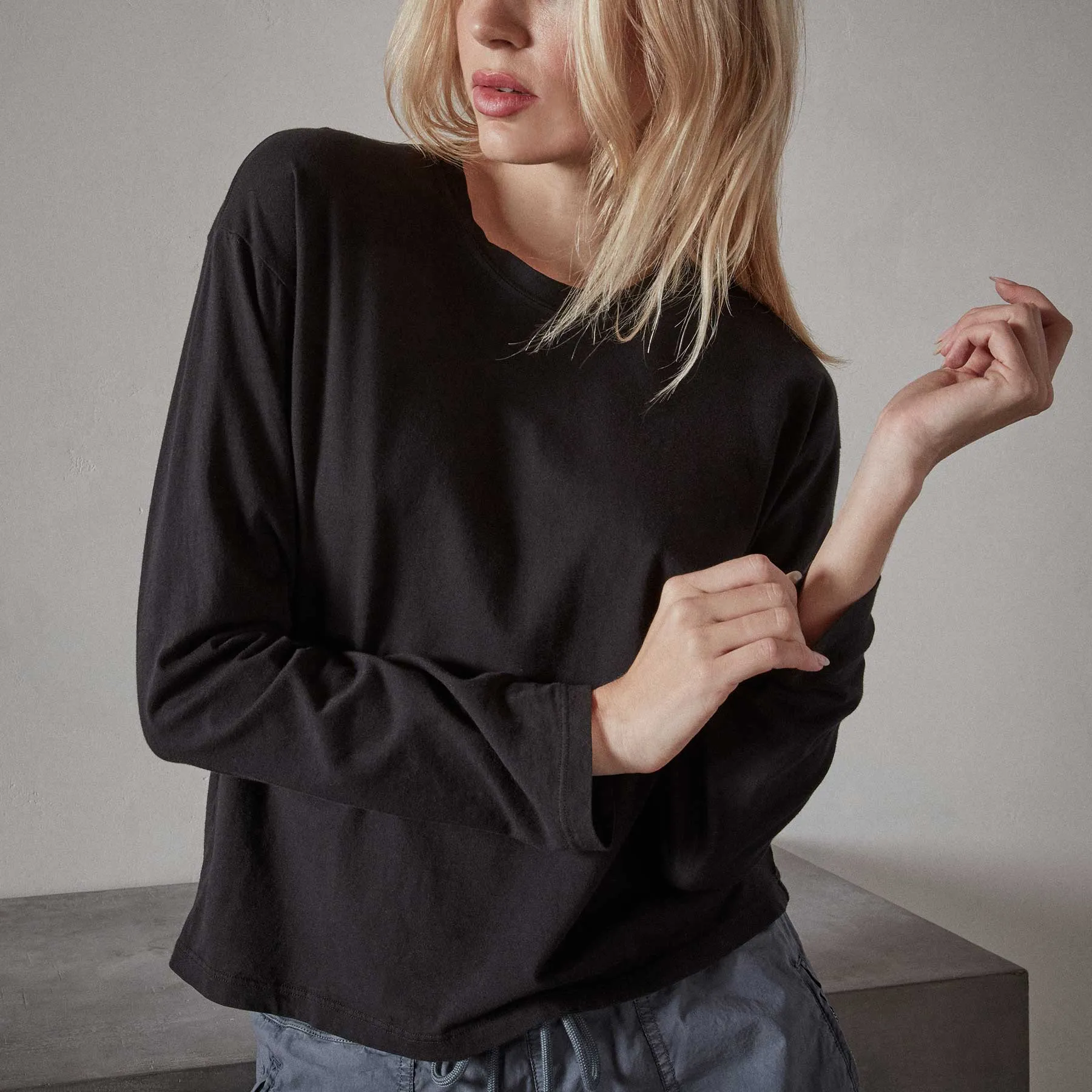 Vintage Boxy Tee - Black sold by James Perse product image thumbnail 3