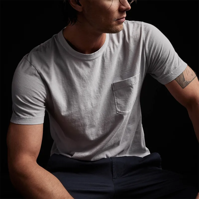 Lightweight Jersey Pocket Tee - Arctic Pigment sold by James Perse
