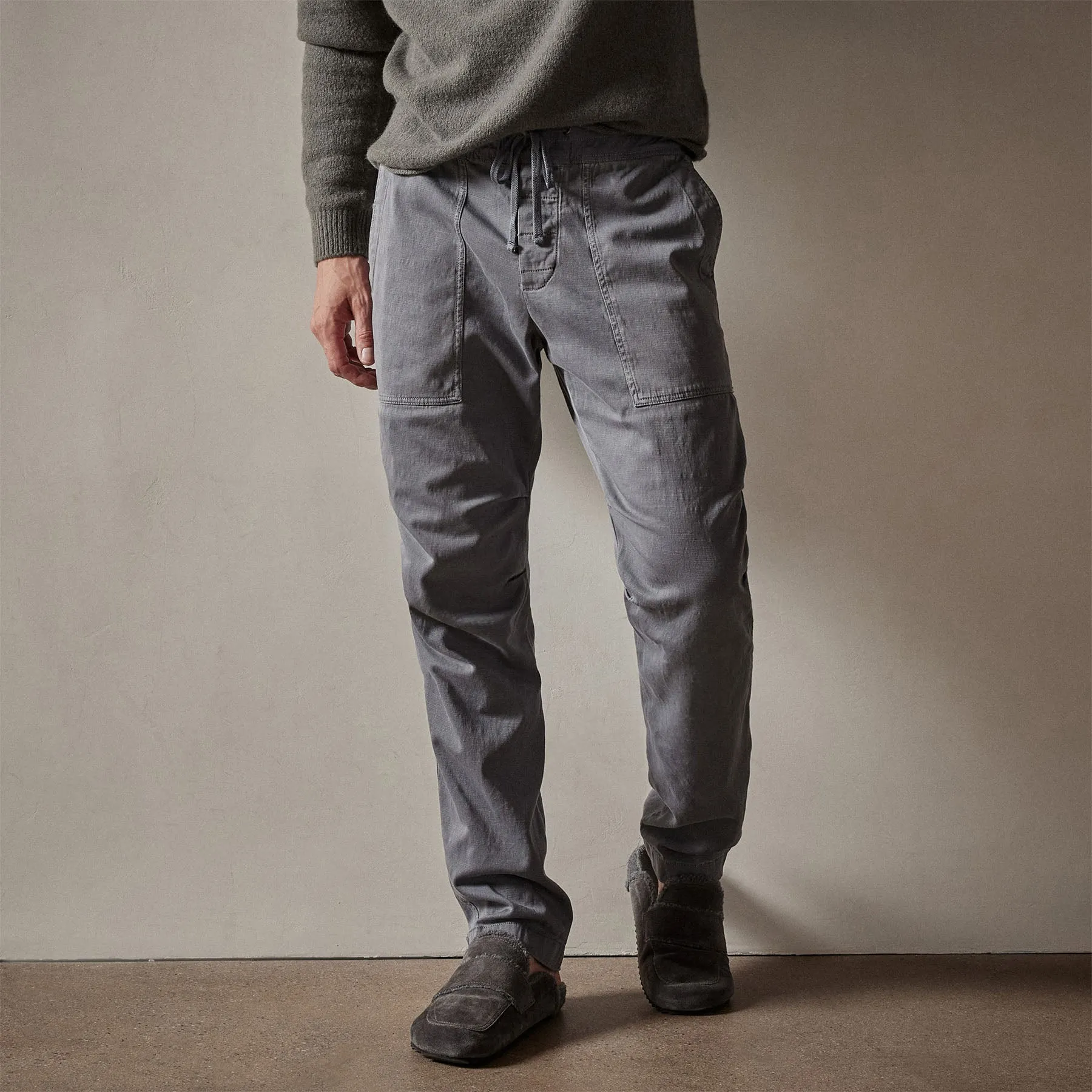 Army Cotton Slub Utility Pant - Arsenic Pigment sold by James Perse product image thumbnail 2