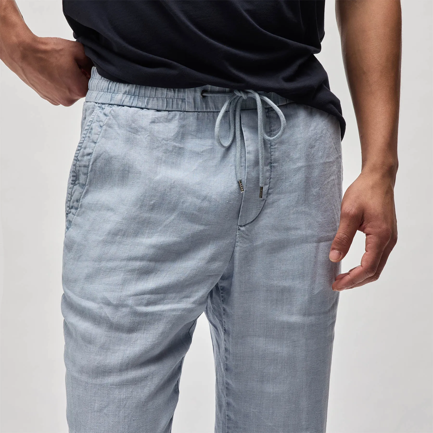 Relaxed Linen Pant - Open Sky Pigment sold by James Perse product image thumbnail 2