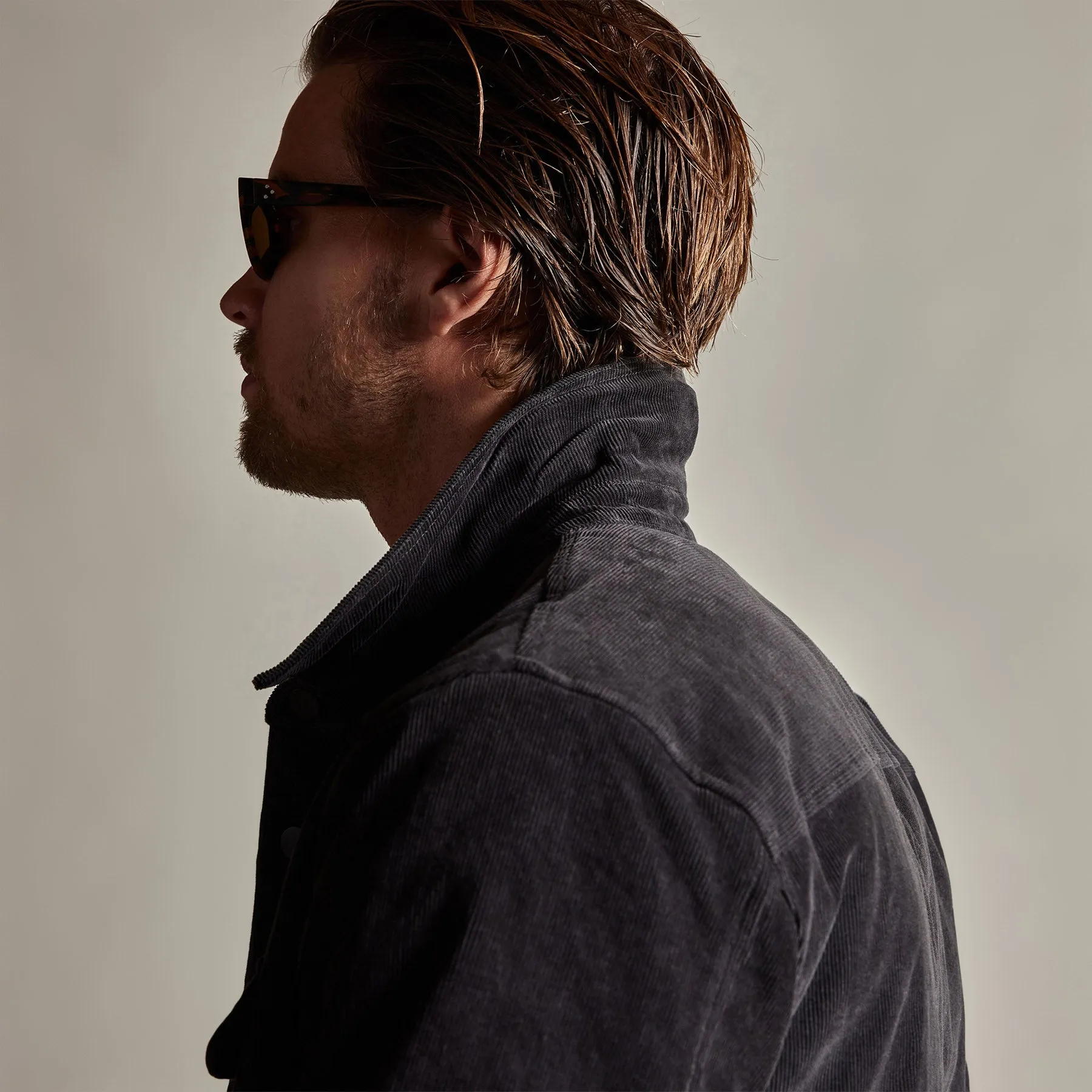 Corduroy Sherpa Jacket - Magma sold by James Perse product image thumbnail 4