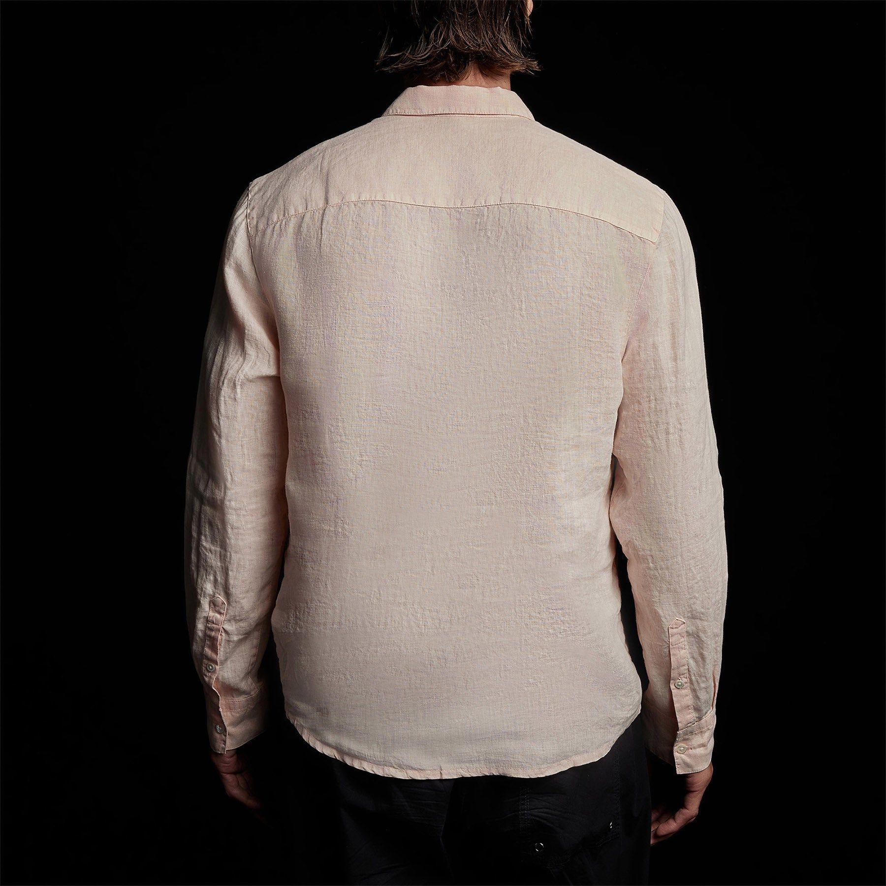 Classic Linen Shirt - Nougat Pigment sold by James Perse product image thumbnail 4