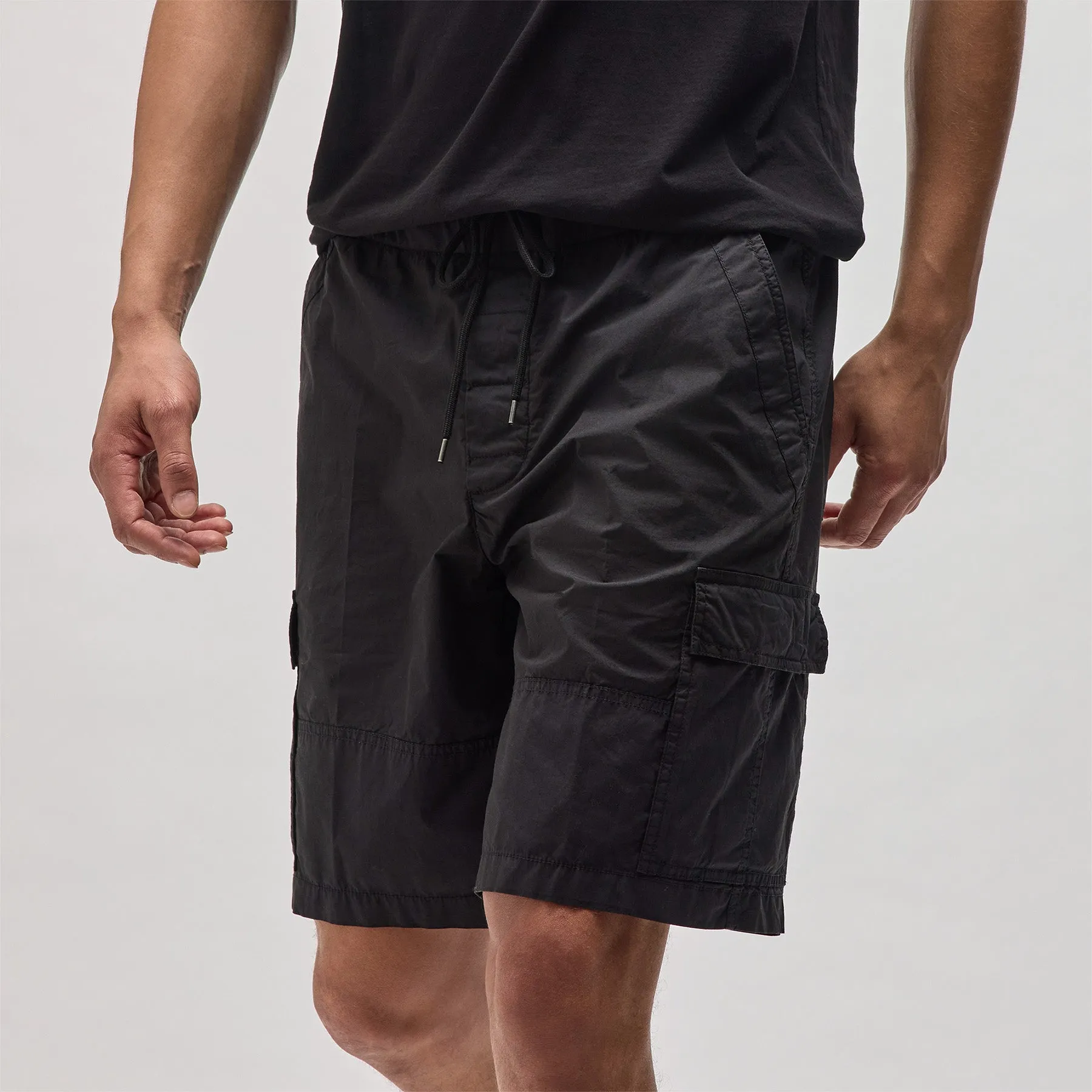 Stretch Poplin Cargo Short - Black sold by James Perse product image thumbnail 2