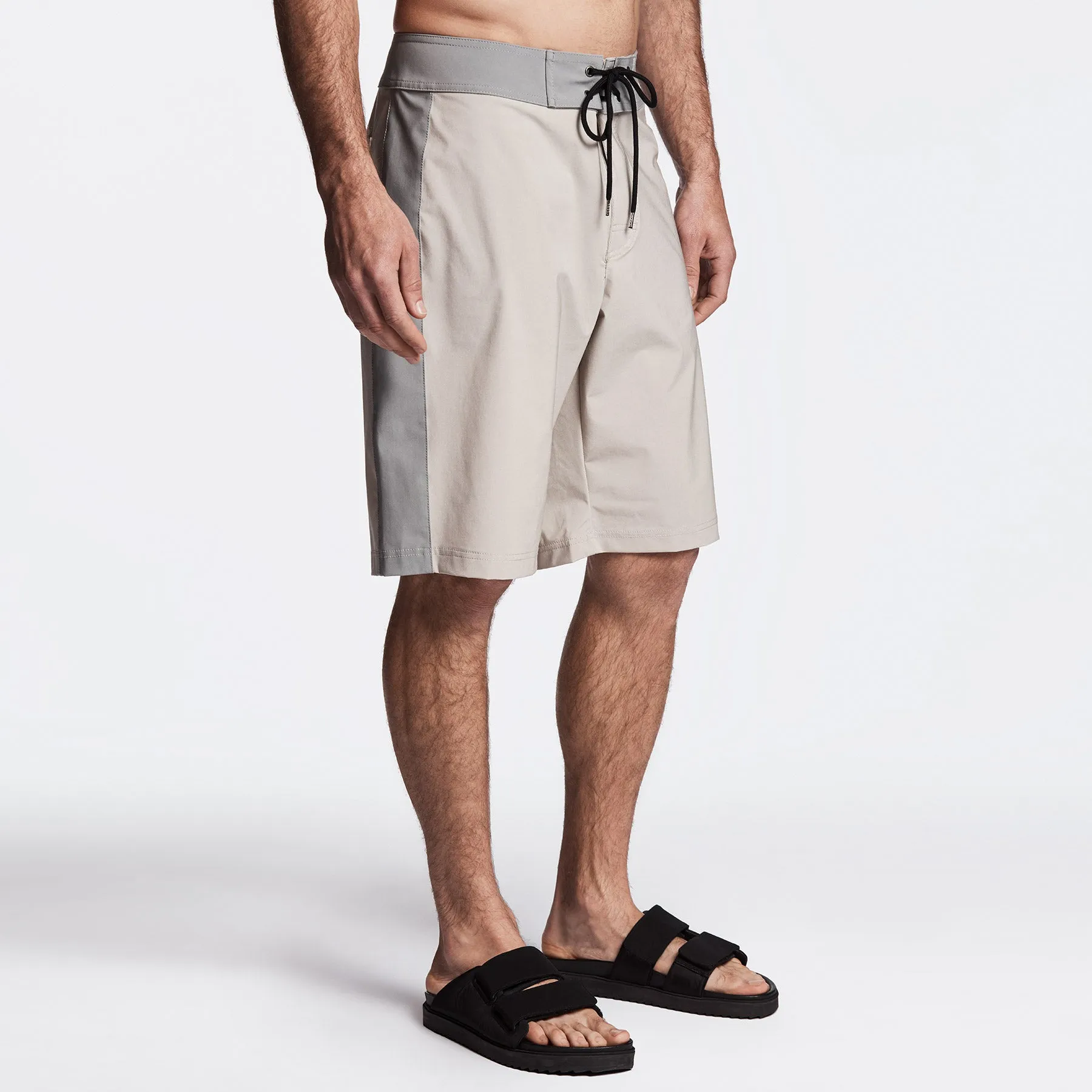 Y/OSEMITE Tri Color Boardshort - Sand/Stone/Shell sold by James Perse product image thumbnail 3