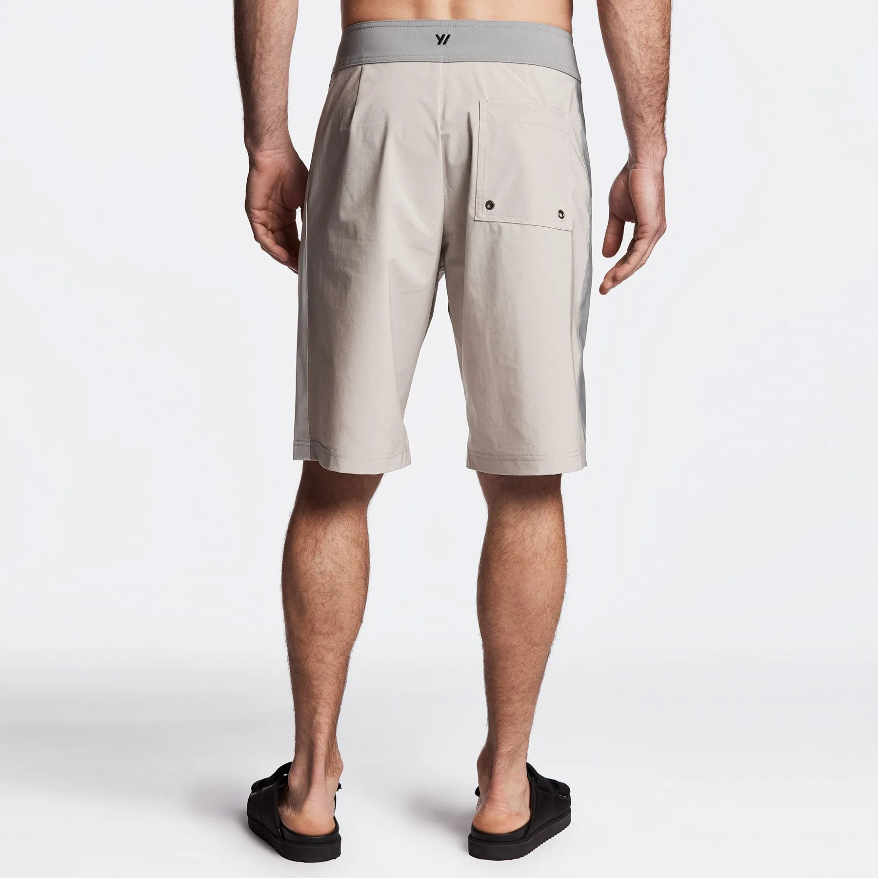 Y/OSEMITE Tri Color Boardshort - Sand/Stone/Shell sold by James Perse product image thumbnail 4