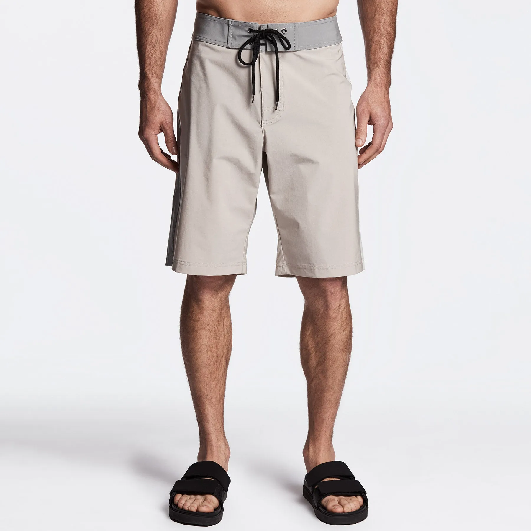 Y/OSEMITE Tri Color Boardshort - Sand/Stone/Shell sold by James Perse
