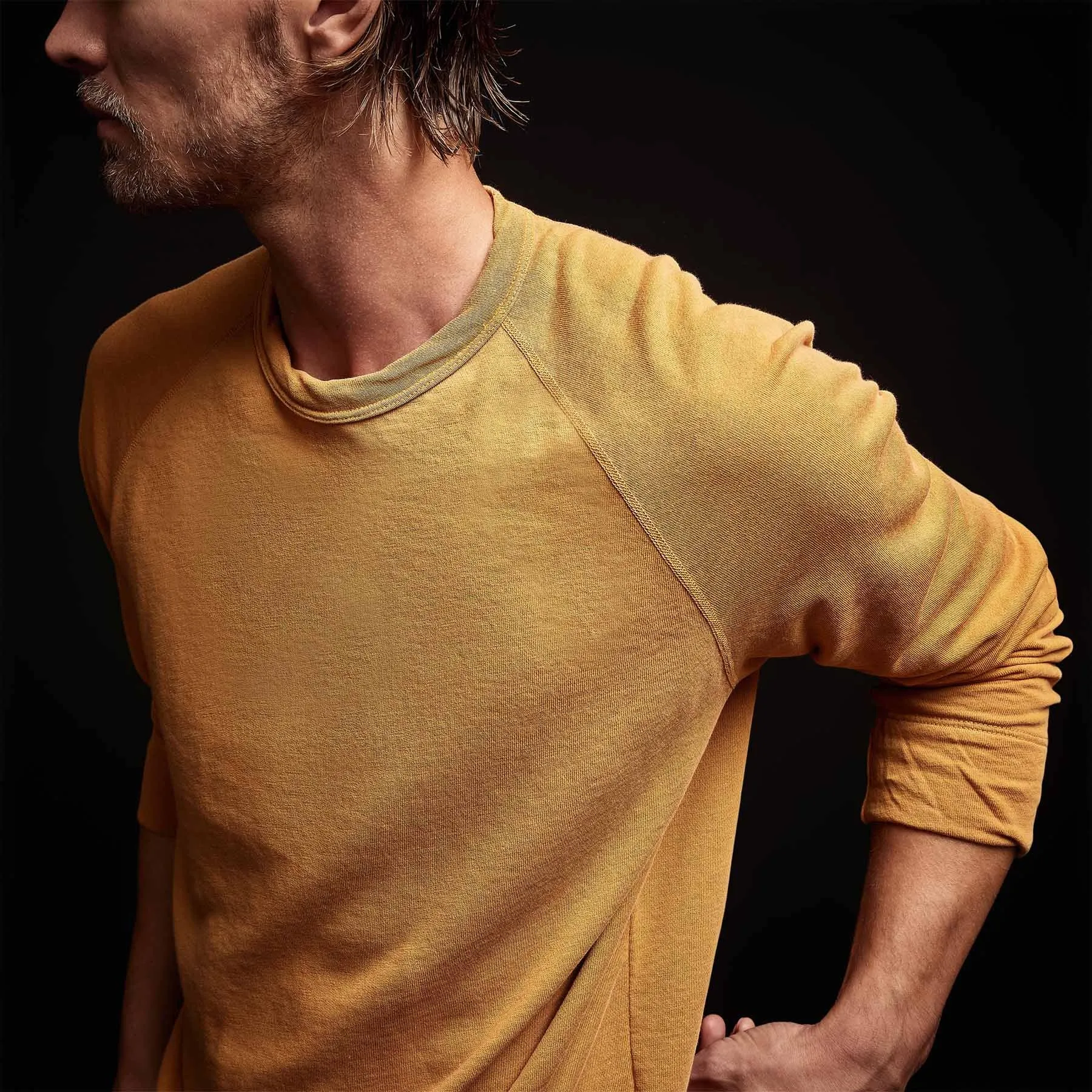 Vintage French Terry Sweatshirt - Comet Pigment sold by James Perse product image thumbnail 3