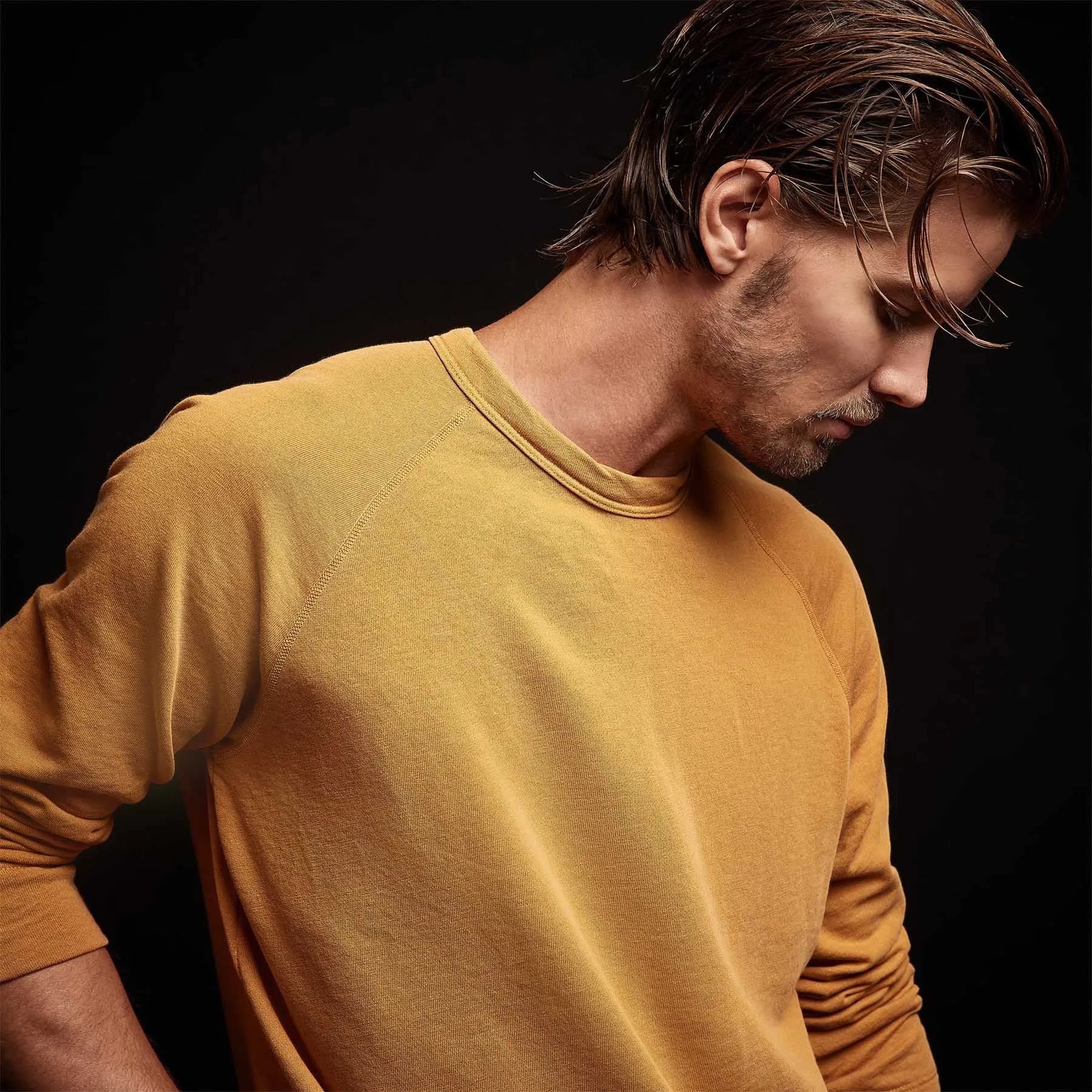 Vintage French Terry Sweatshirt - Comet Pigment sold by James Perse product image thumbnail 2