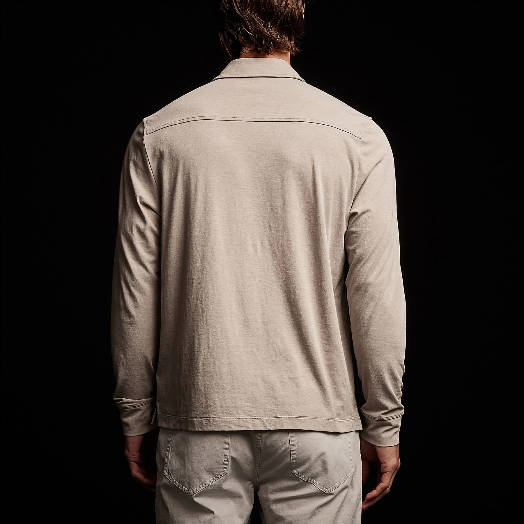 Clean Finish Jersey Shirt - Dapple sold by James Perse product image thumbnail 4