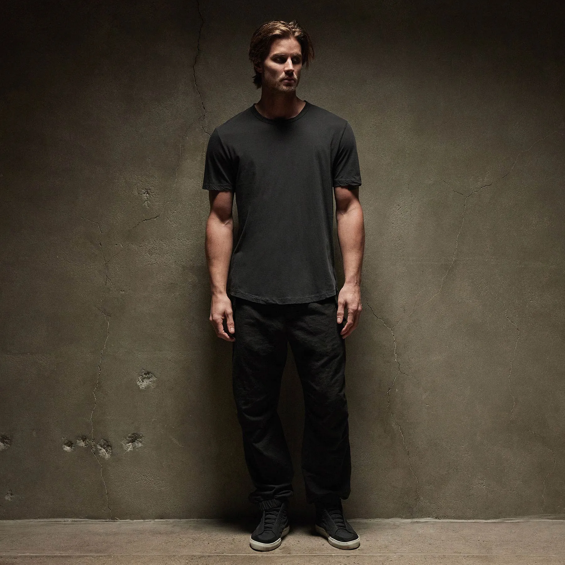 Clear Jersey Crew - Carbon Pigment sold by James Perse product image thumbnail 3